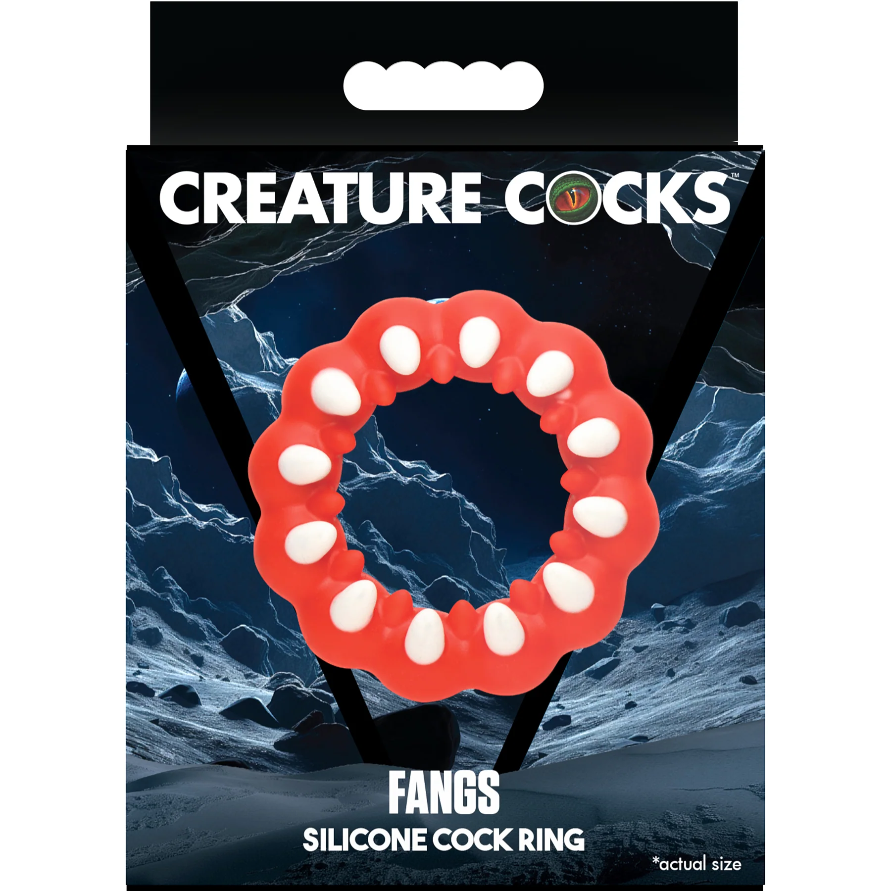 Fangs Silicone Cock Ring By Creature Cocks - Image 10