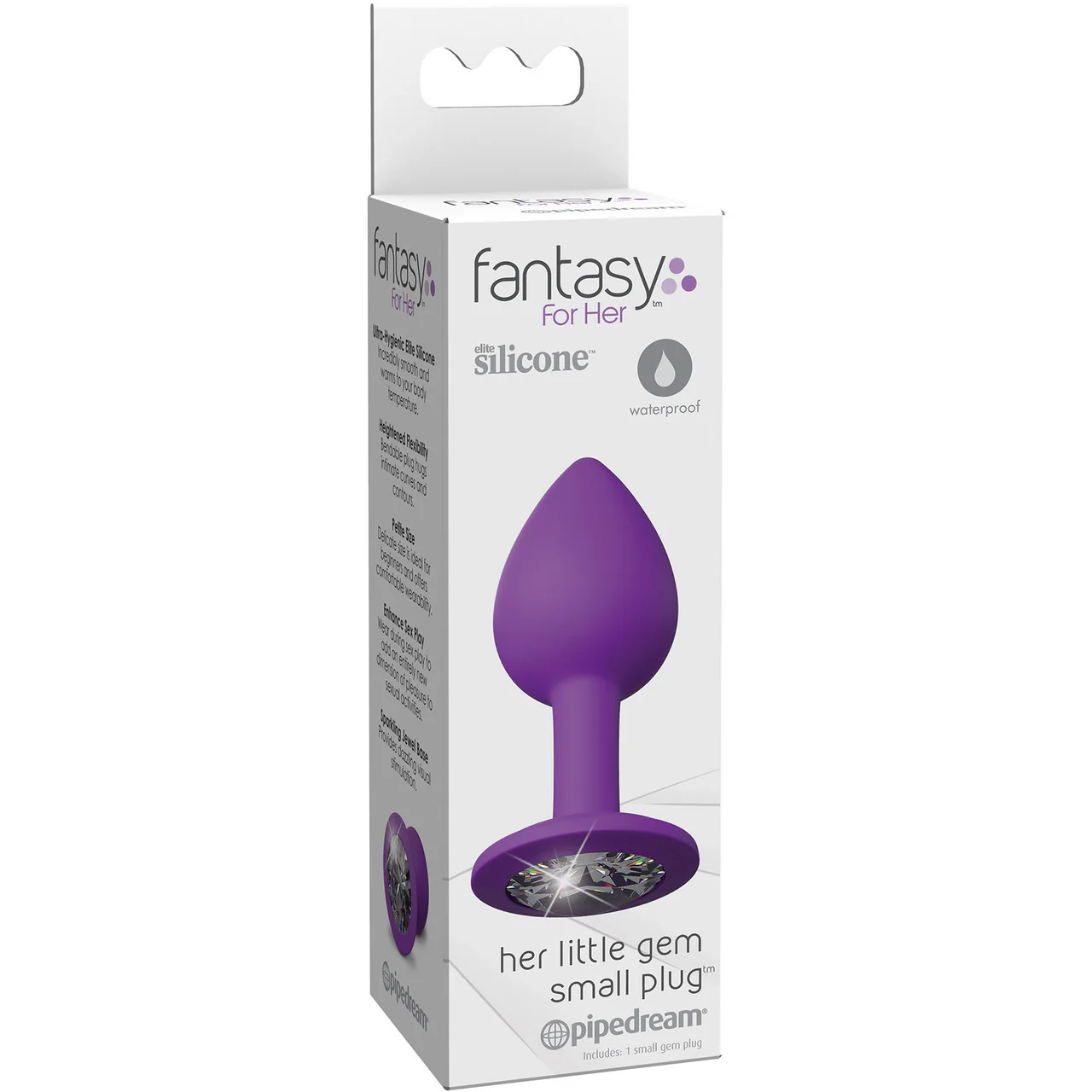 Fantasy For Her - Her Little Gem Silicone Butt Plug - Small - Image 4