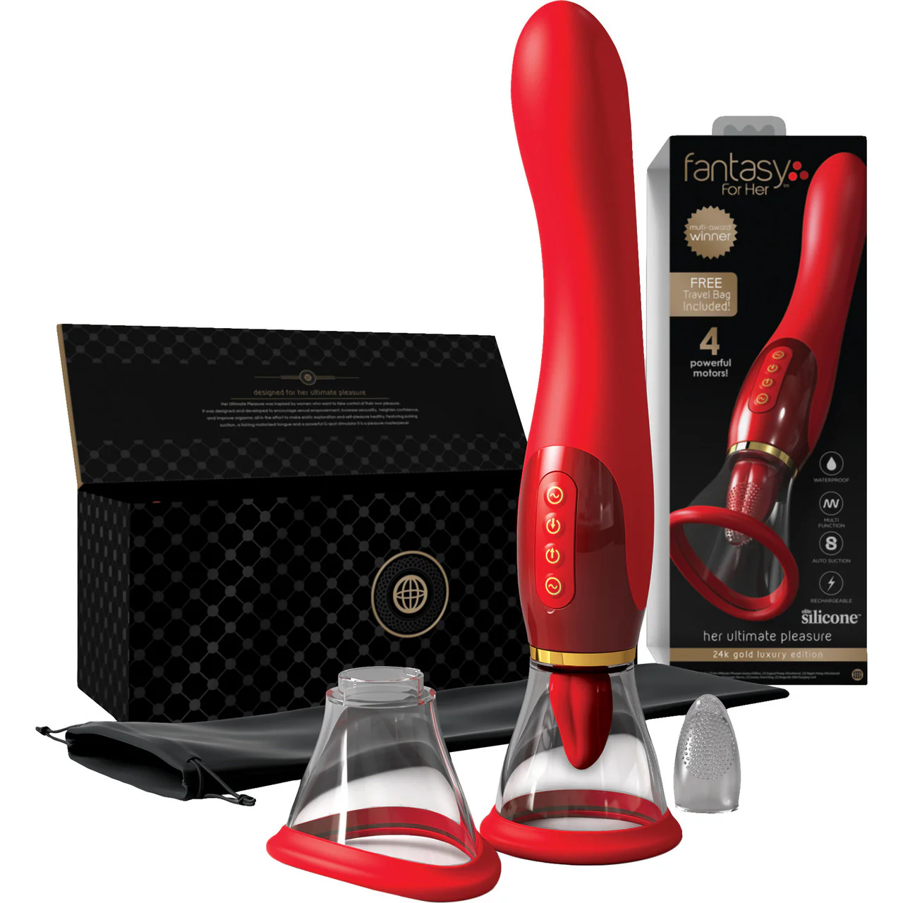 Fantasy For Her - Her Ultimate Pleasure Dual 24K Gold Luxury Edition Oral Sex Simulator - Image 7