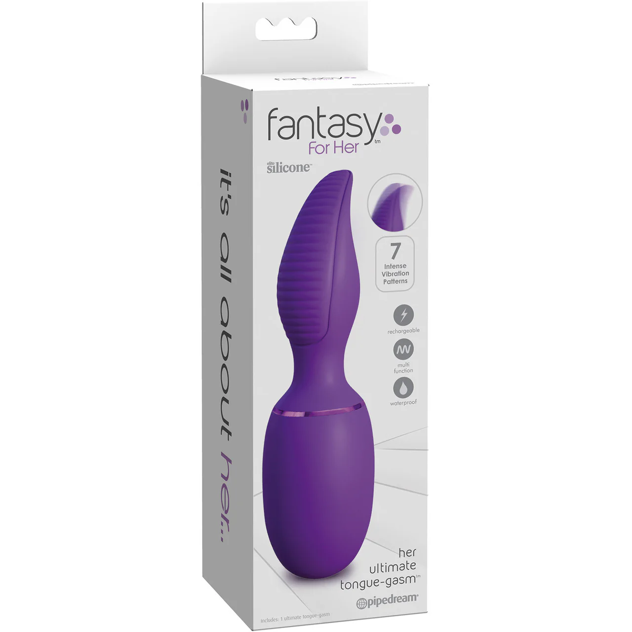 Fantasy For Her - Her Ultimate Tongue-Gasm Vibrating Silicone Clitoral Stimulator - Image 6