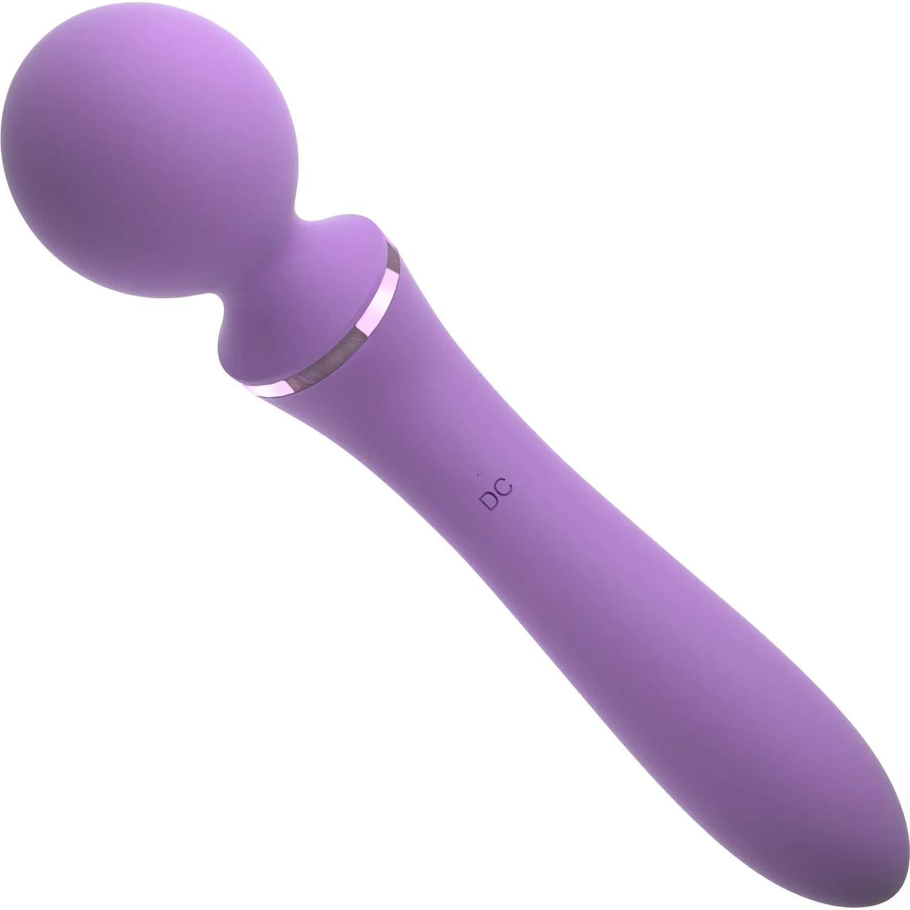 Fantasy For Her Silicone Rechargeable Duo Wand Massage-Her - Dual Function Wand With G-Spot Vibrator - Image 2