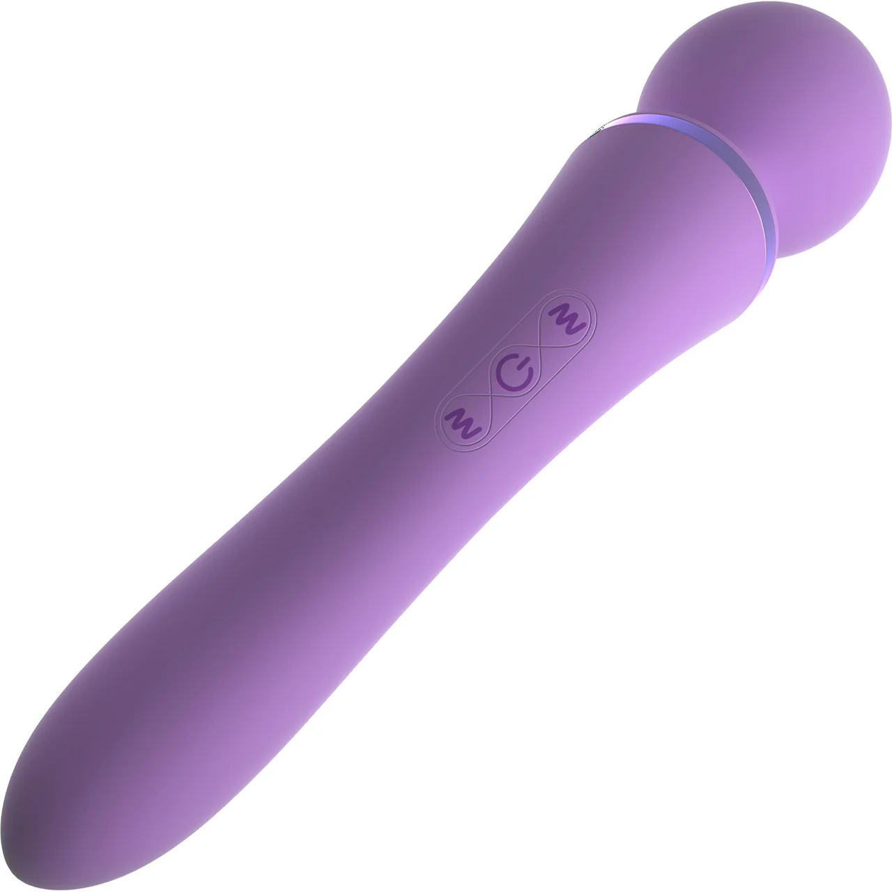 Fantasy For Her Silicone Rechargeable Duo Wand Massage-Her - Dual Function Wand With G-Spot Vibrator - Image 3