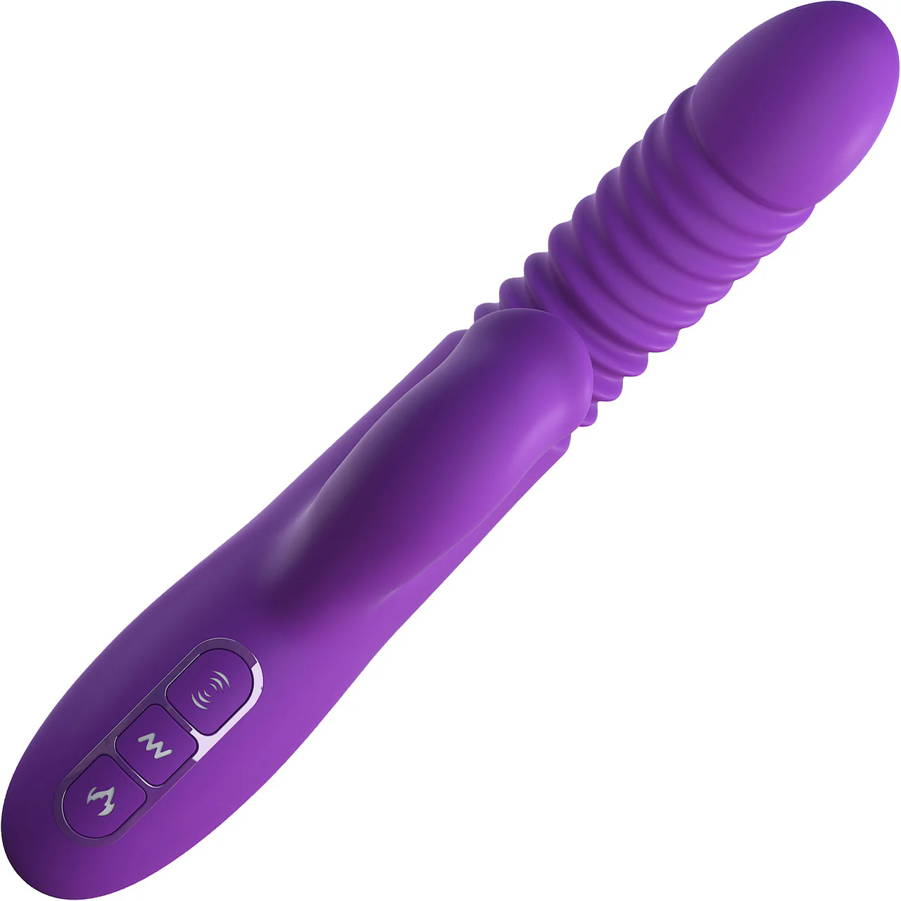 Fantasy For Her Ultimate Thrusting Clit Stimulate-Her Dual Stimulation Silicone Vibrator - Image 2
