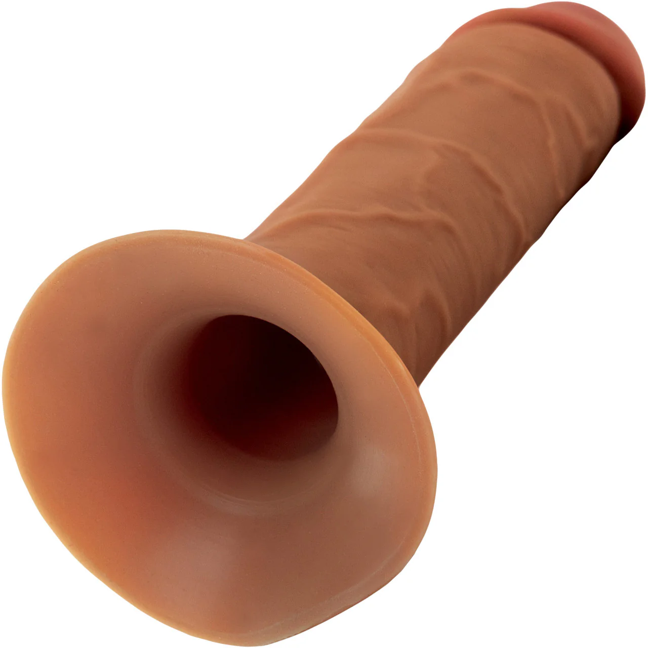 Fantasy X-tensions Elite 6" Hollow Silicone Strap-On Dual Density Dildo & Harness Kit - Caramel - Image 2