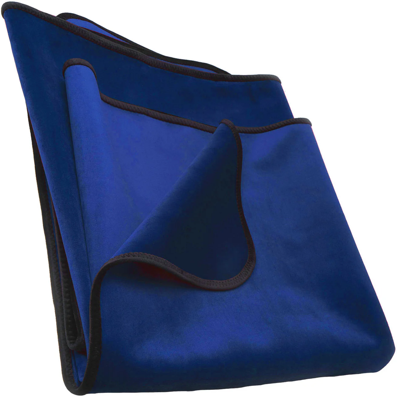 Fascinator Regular Size Throw Moisture-Proof Sensual Blanket - Microvelvet Royal Blue 72" x 54" - Image 4