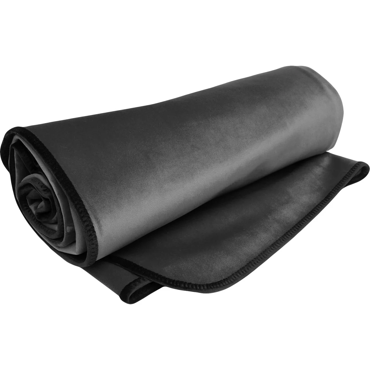 Fascinator Travel Throw Moisture-Proof Sensual Blanket - Microvelvet Platinum 53" x 36" - Image 4