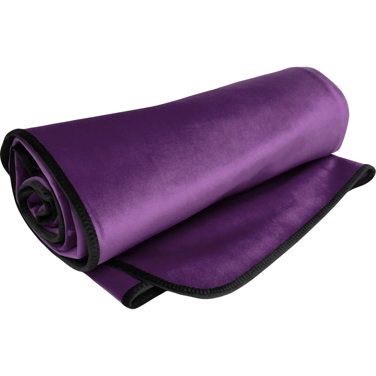 Fascinator Travel Throw Moisture-Proof Sensual Blanket - Microvelvet Plum 53" x 36" - Image 4