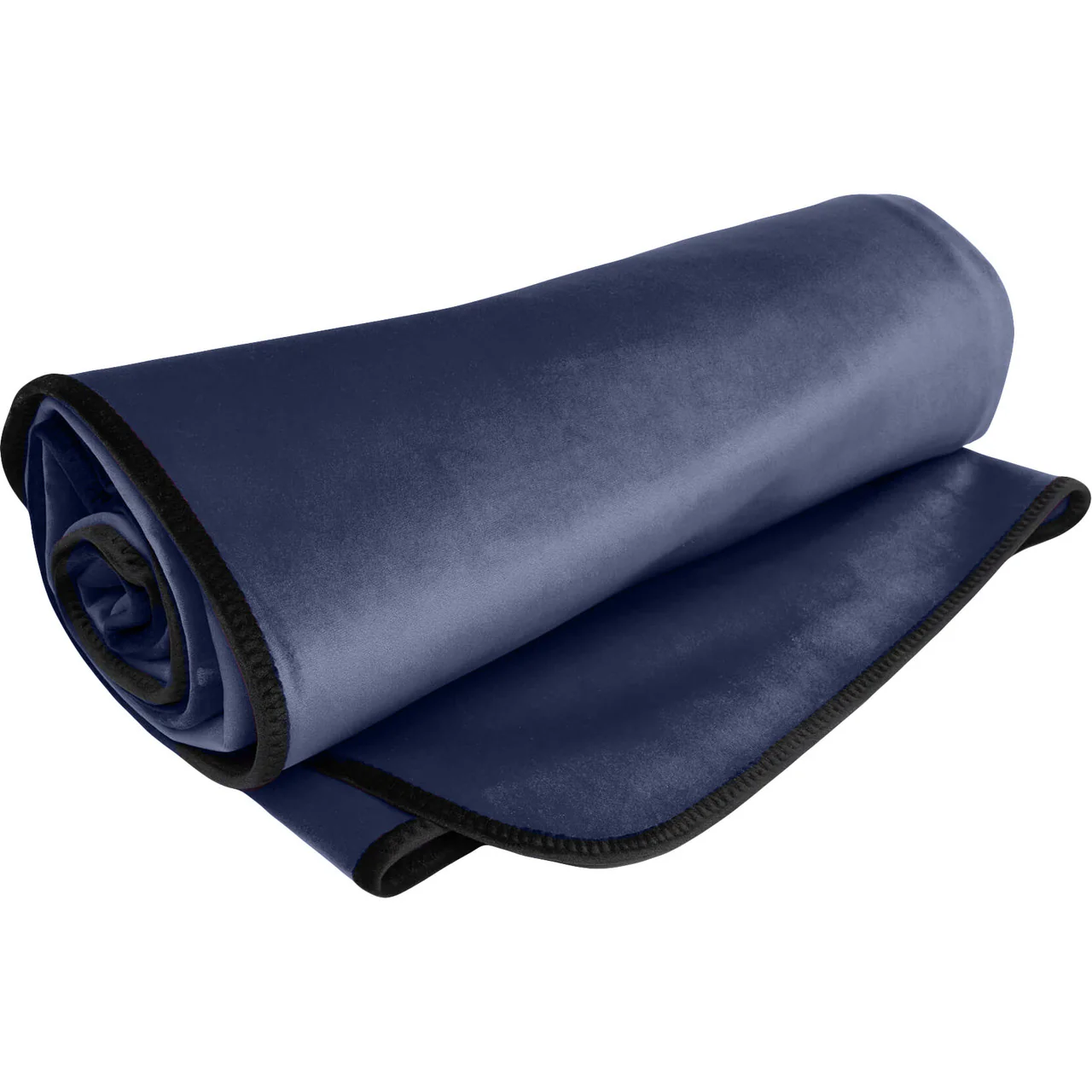 Fascinator Travel Throw Moisture-Proof Sensual Blanket - Microvelvet Royal Blue 53" x 36" - Image 4