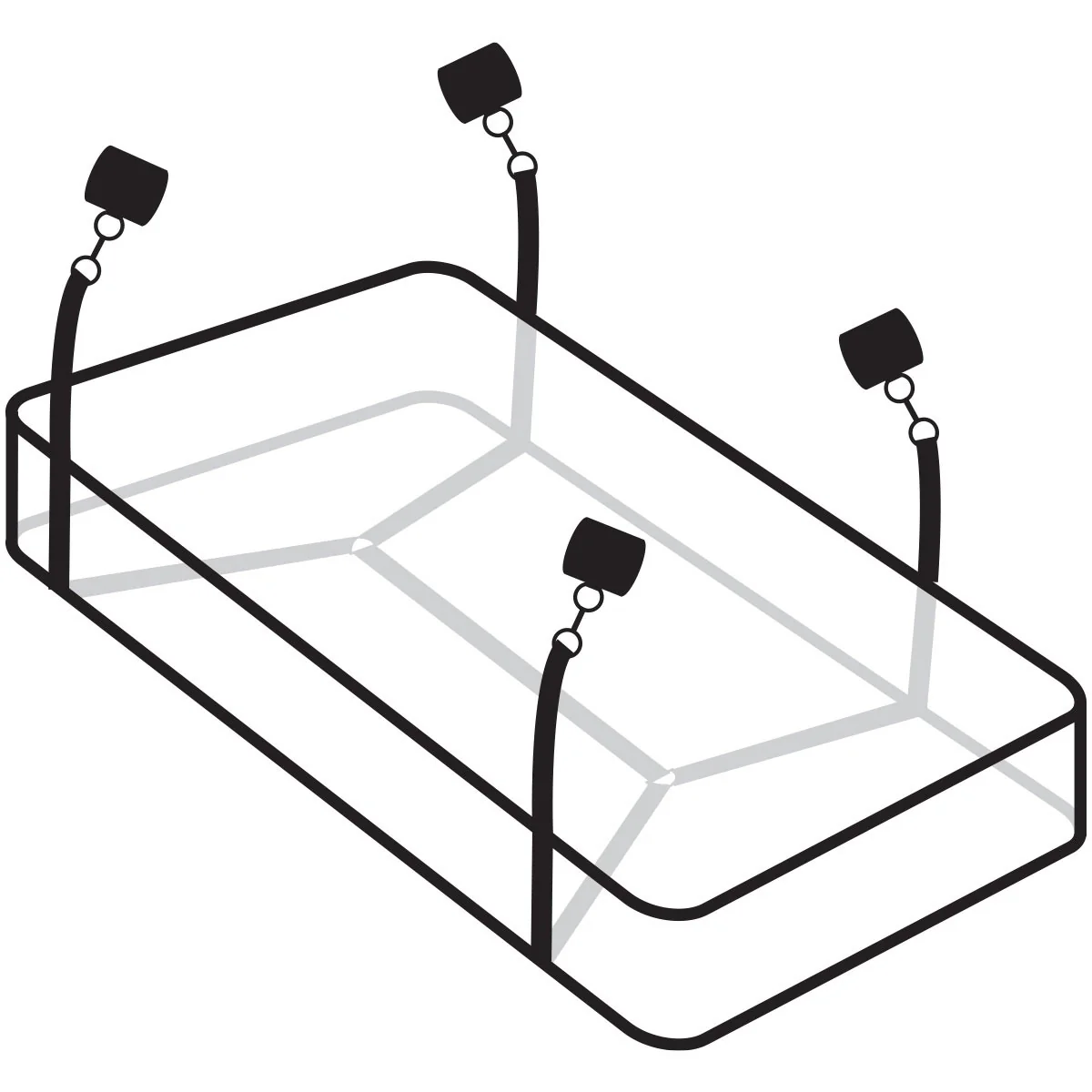 Fetish Fantasy Bed Bindings Restraint Kit - Image 4
