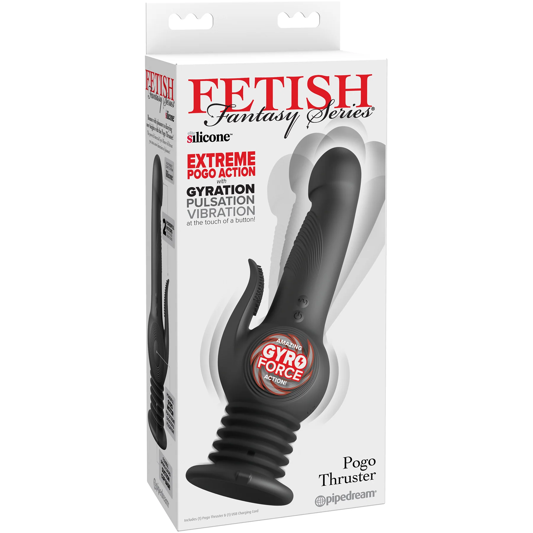 Fetish Fantasy Series Pogo Thruster Rechargeable Silicone Dual Stimulation Vibrator - Image 7