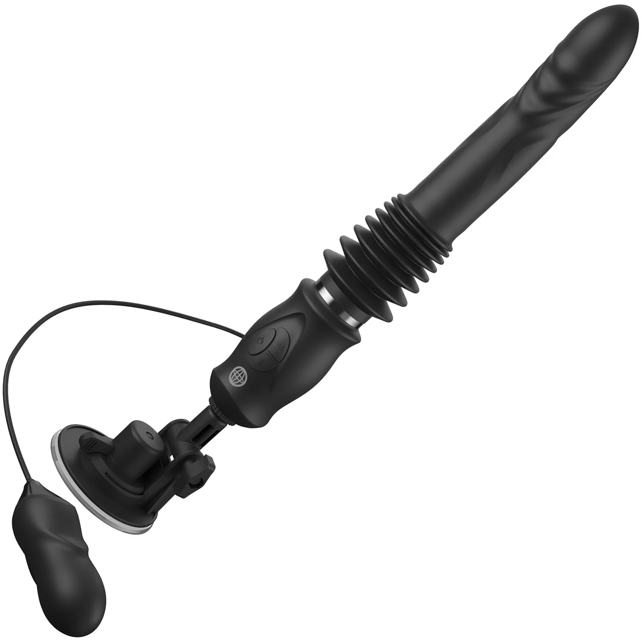 Fetish Fantasy Series Ultimate Silicone Rechargeable Thruster With Vibrating Bullet & Suction Base - Image 3