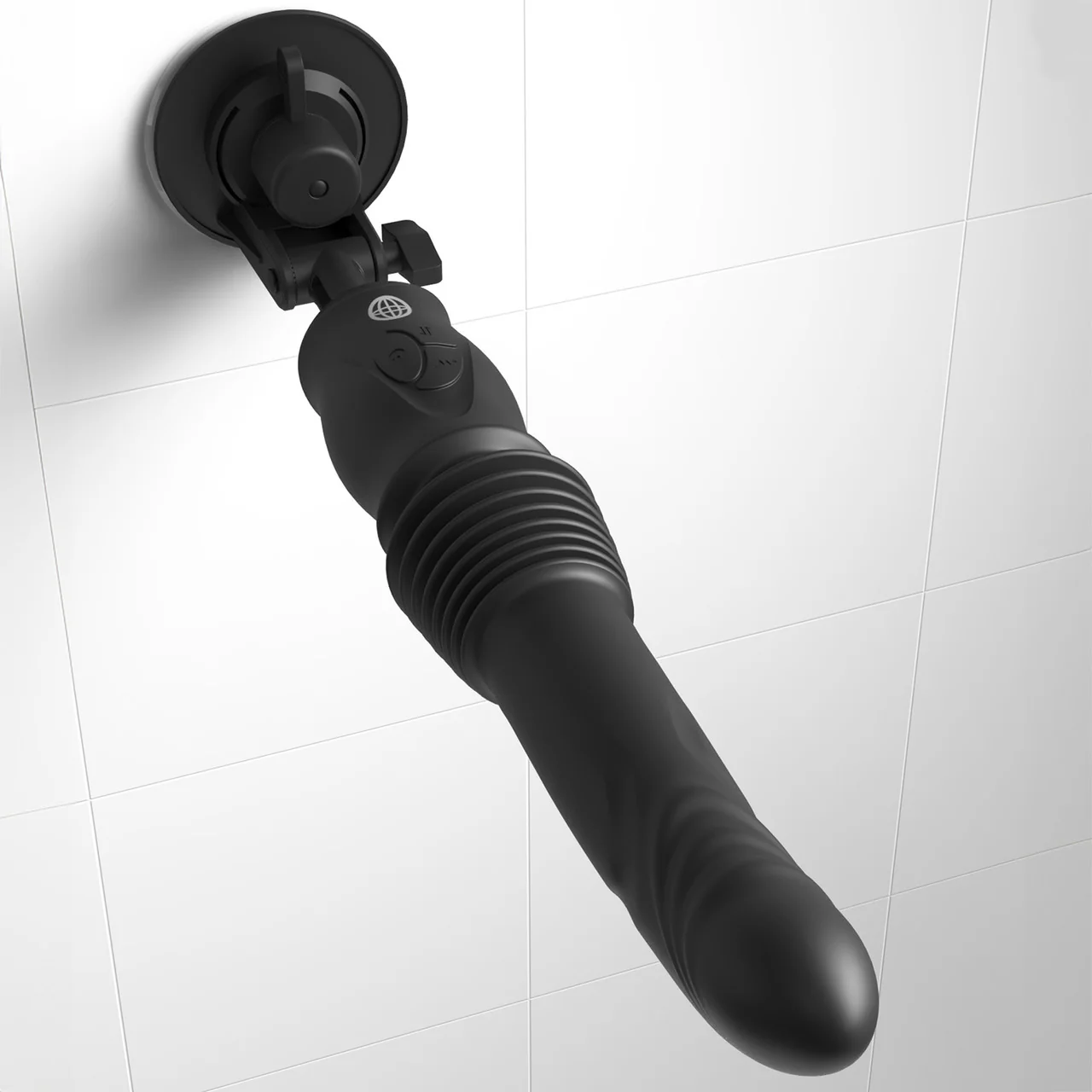 Fetish Fantasy Series Ultimate Silicone Rechargeable Thruster With Vibrating Bullet & Suction Base - Image 4
