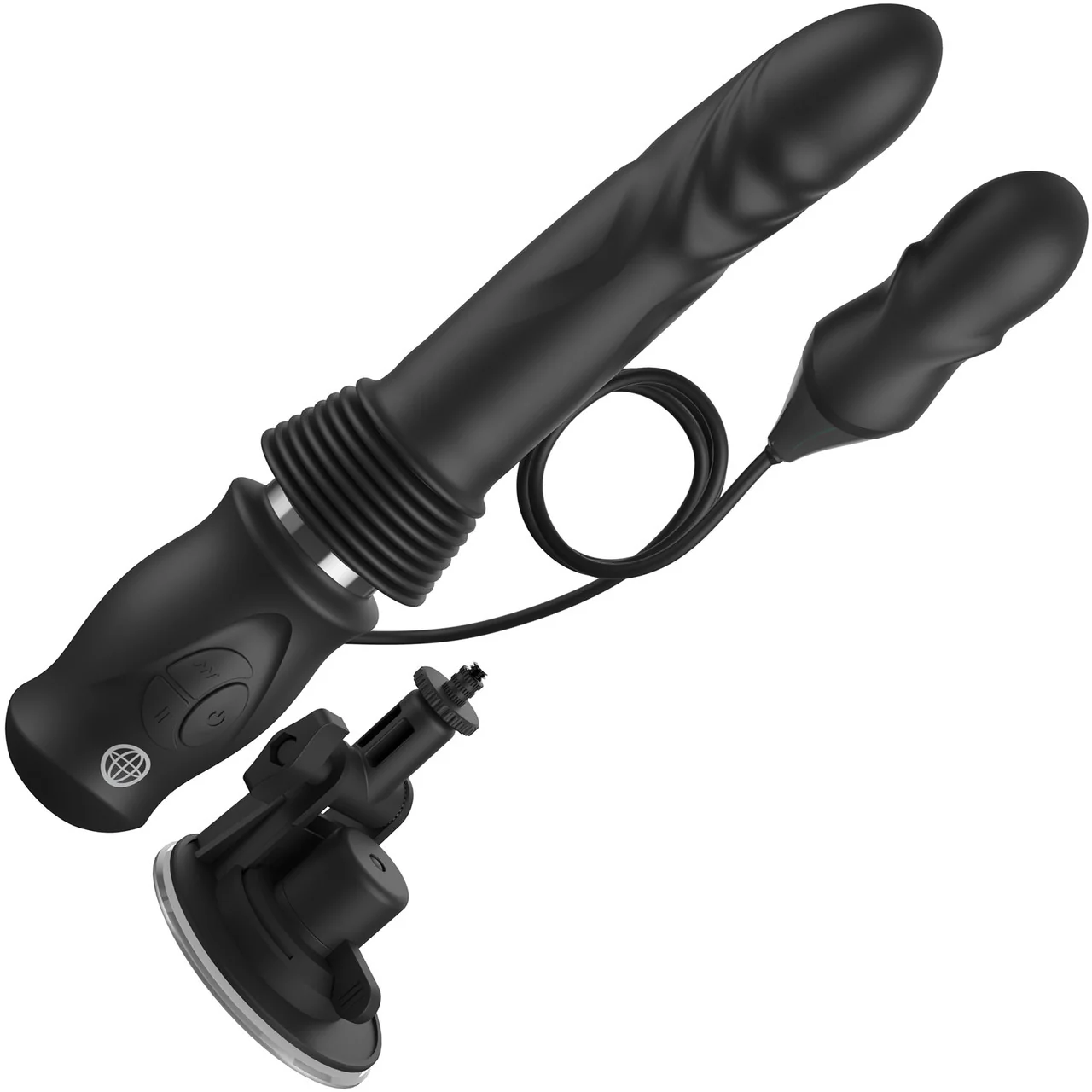 Fetish Fantasy Series Ultimate Silicone Rechargeable Thruster With Vibrating Bullet & Suction Base - Image 5