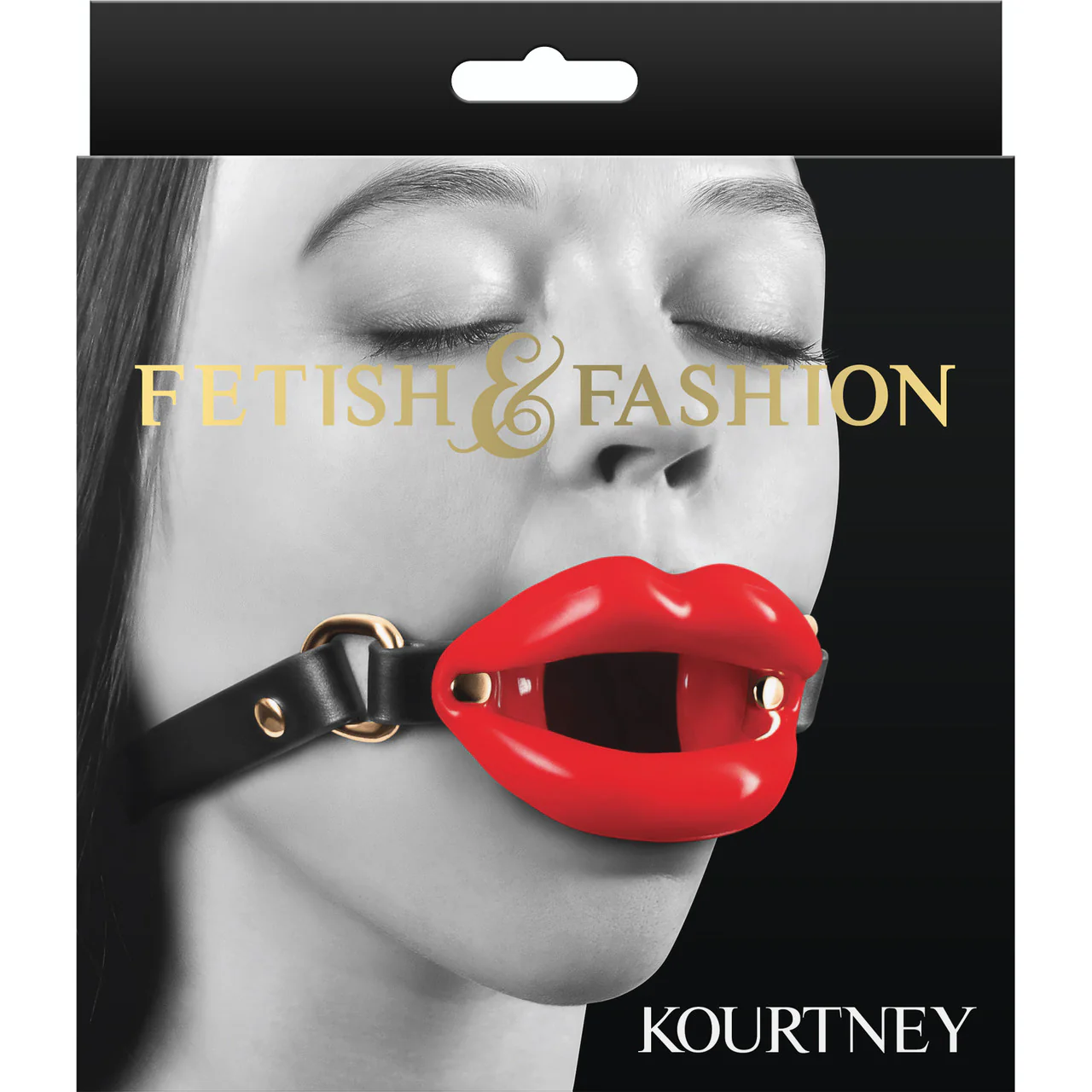 Fetish & Fashion Kourtney Silicone Breathable Lips Gag By NS Novelties - Image 2