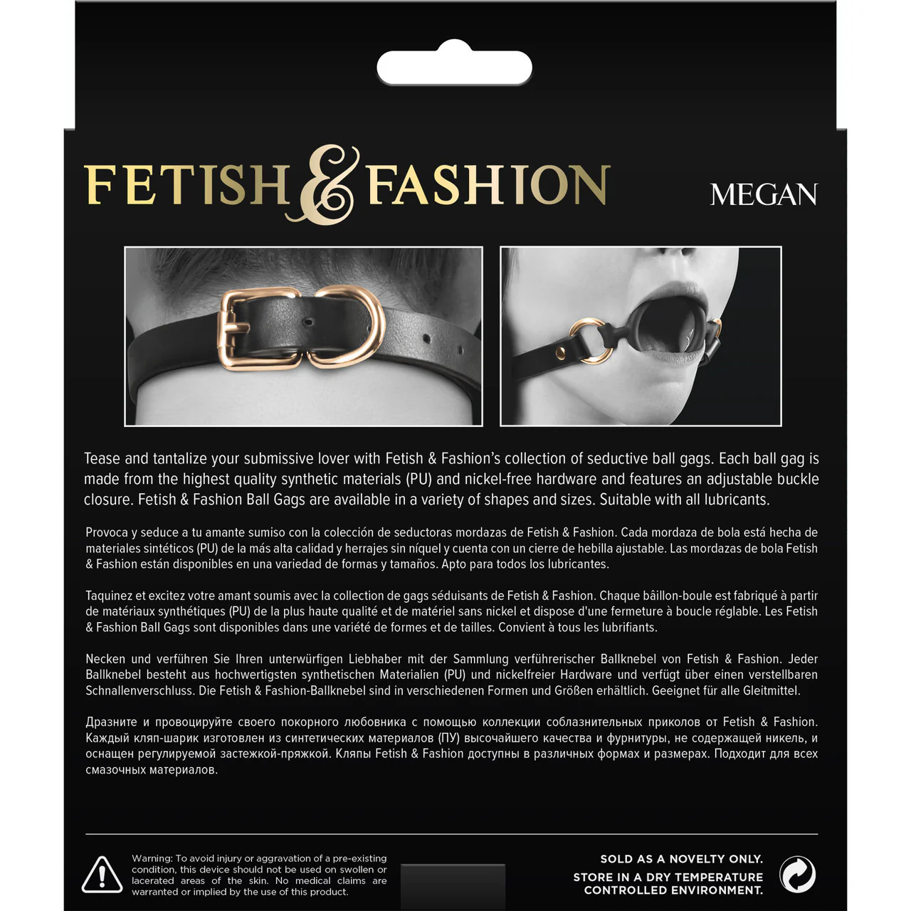 Fetish & Fashion Megan Silicone Breathable O-Ring Gag By NS Novelties - Image 3