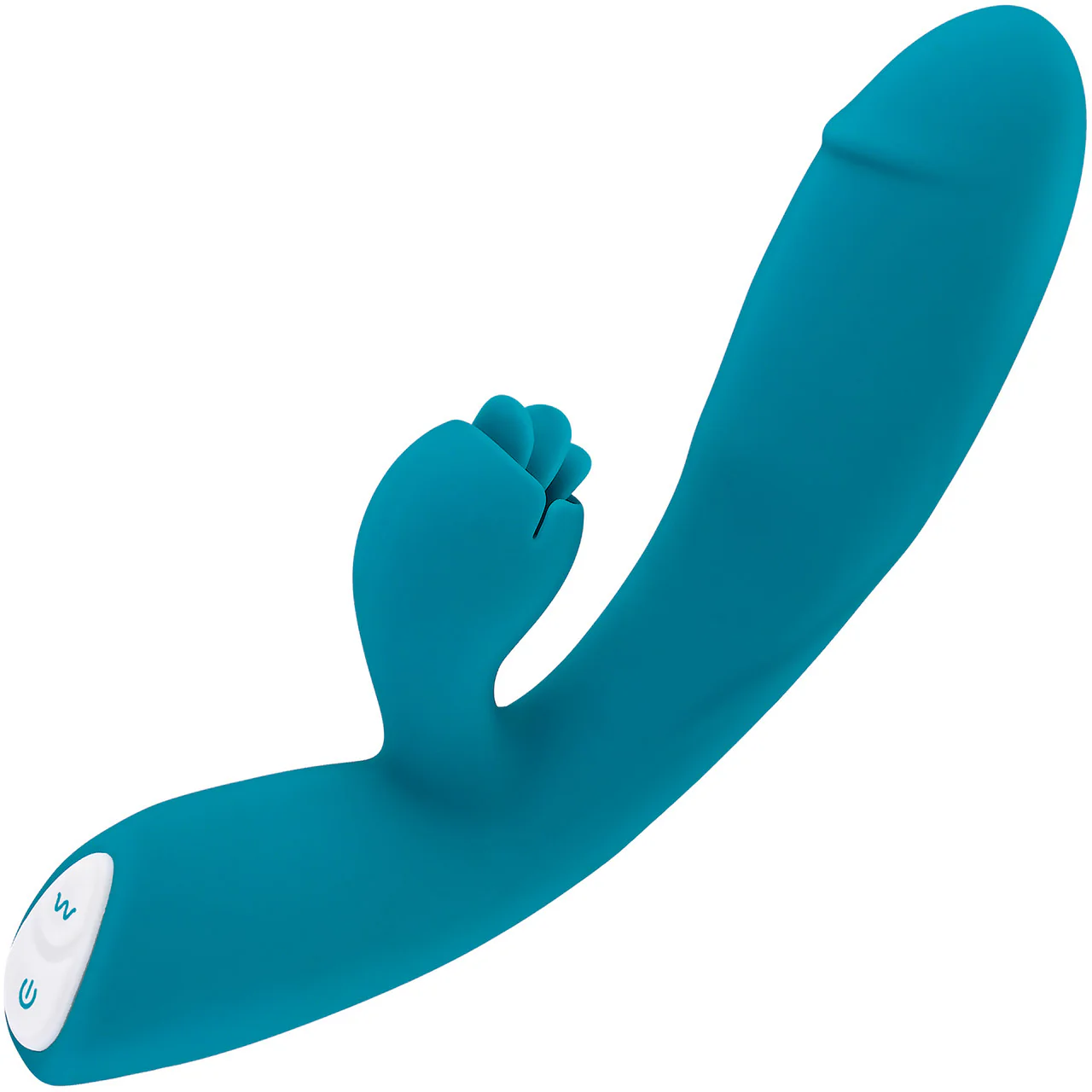 Fierce Flicker Rechargeable Waterproof  Silicone Dual Stimulating Vibrator By Evolved Novelties