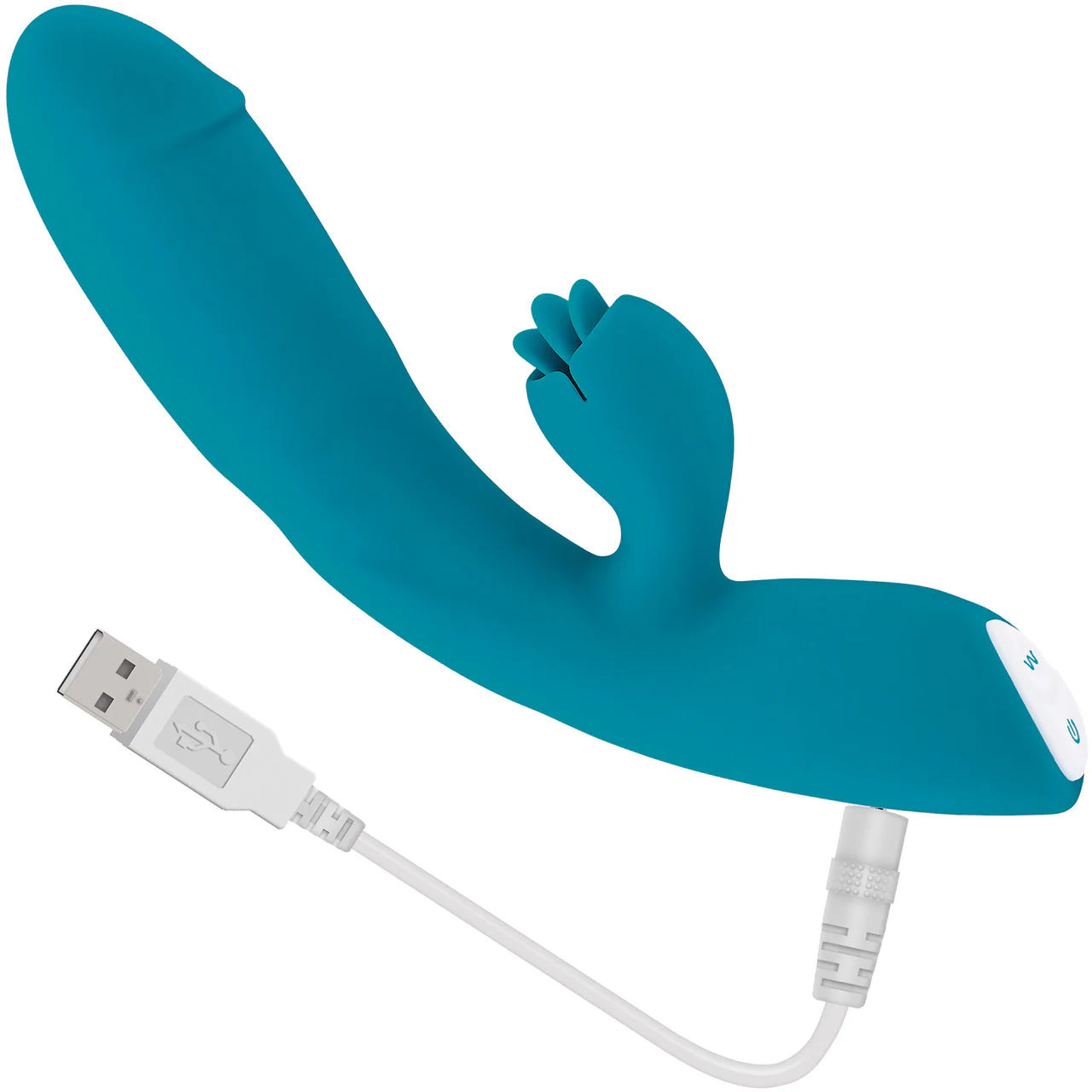 Fierce Flicker Rechargeable Waterproof  Silicone Dual Stimulating Vibrator By Evolved Novelties - Image 8
