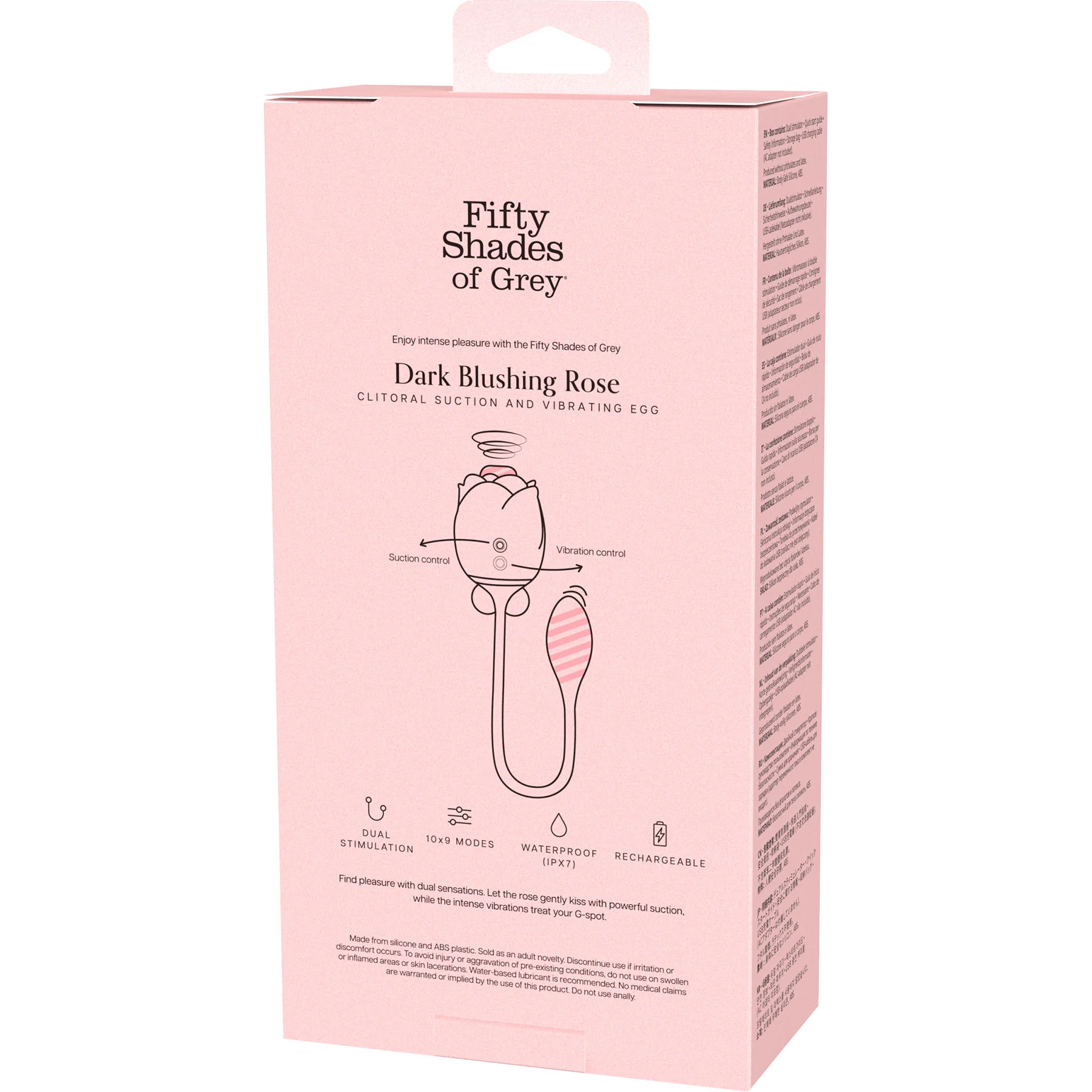 Fifty Shades Of Grey Dark Blushing Rose Clitoral Suction Stimulator & Vibrating Egg - Image 10