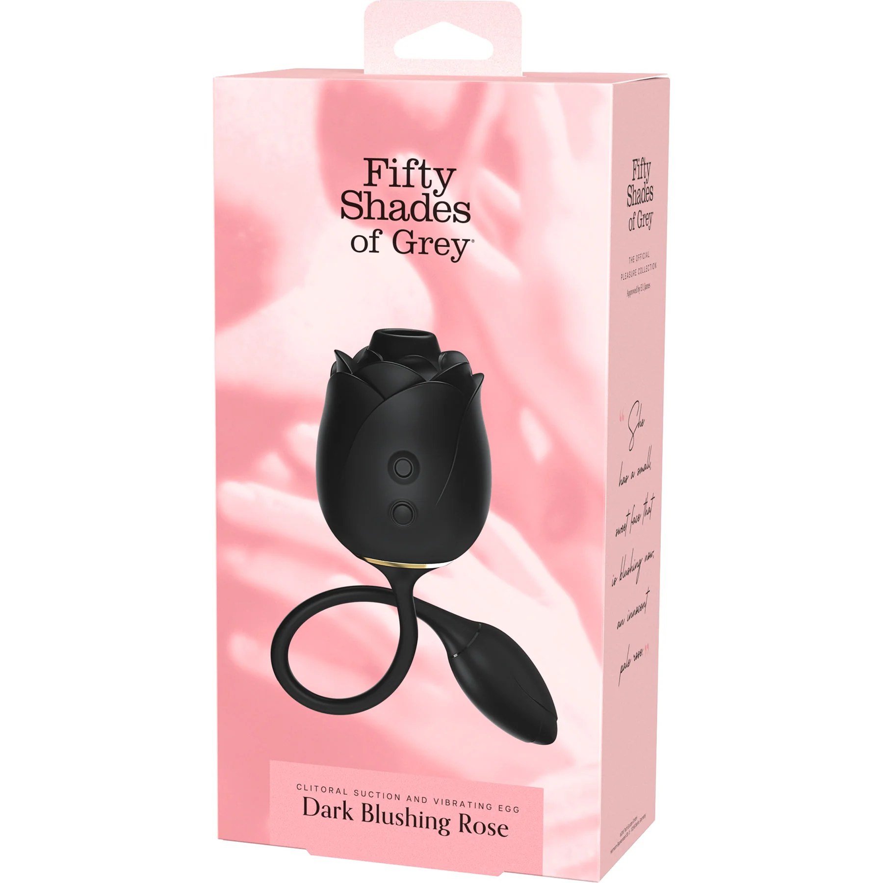 Fifty Shades Of Grey Dark Blushing Rose Clitoral Suction Stimulator & Vibrating Egg - Image 11