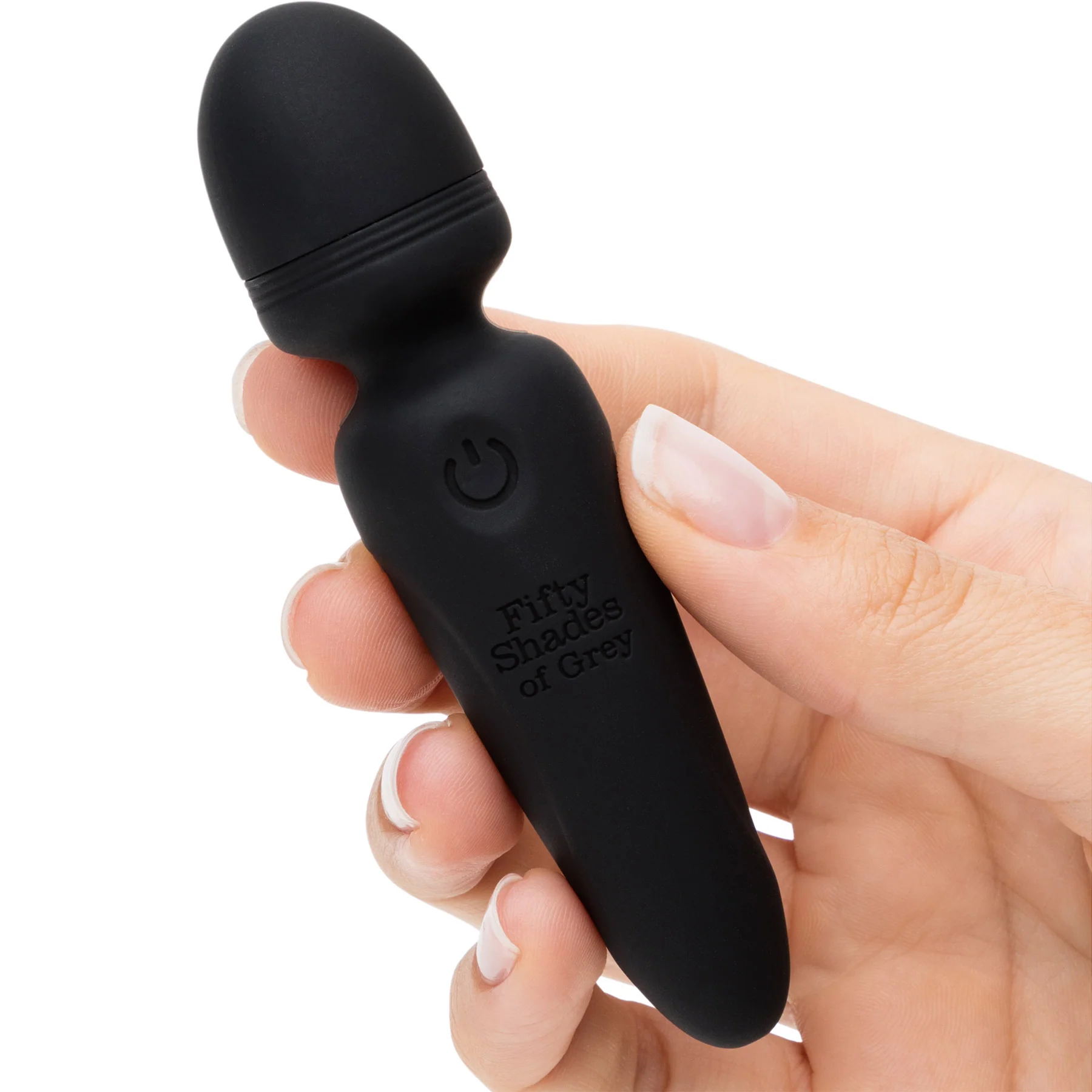 Fifty Shades of Grey Sensation Rechargeable Silicone Mini Wand Vibrator - Image 2