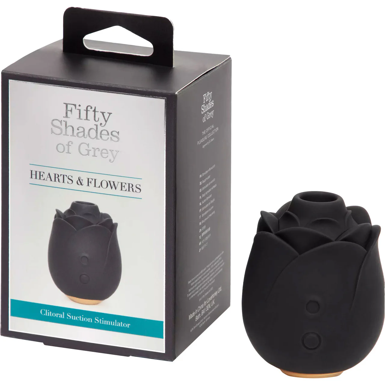 Fifty Shades Of Grey The Rose Silicone Rechargeable Clitoral Pressure Wave Stimulator - Black - Image 12