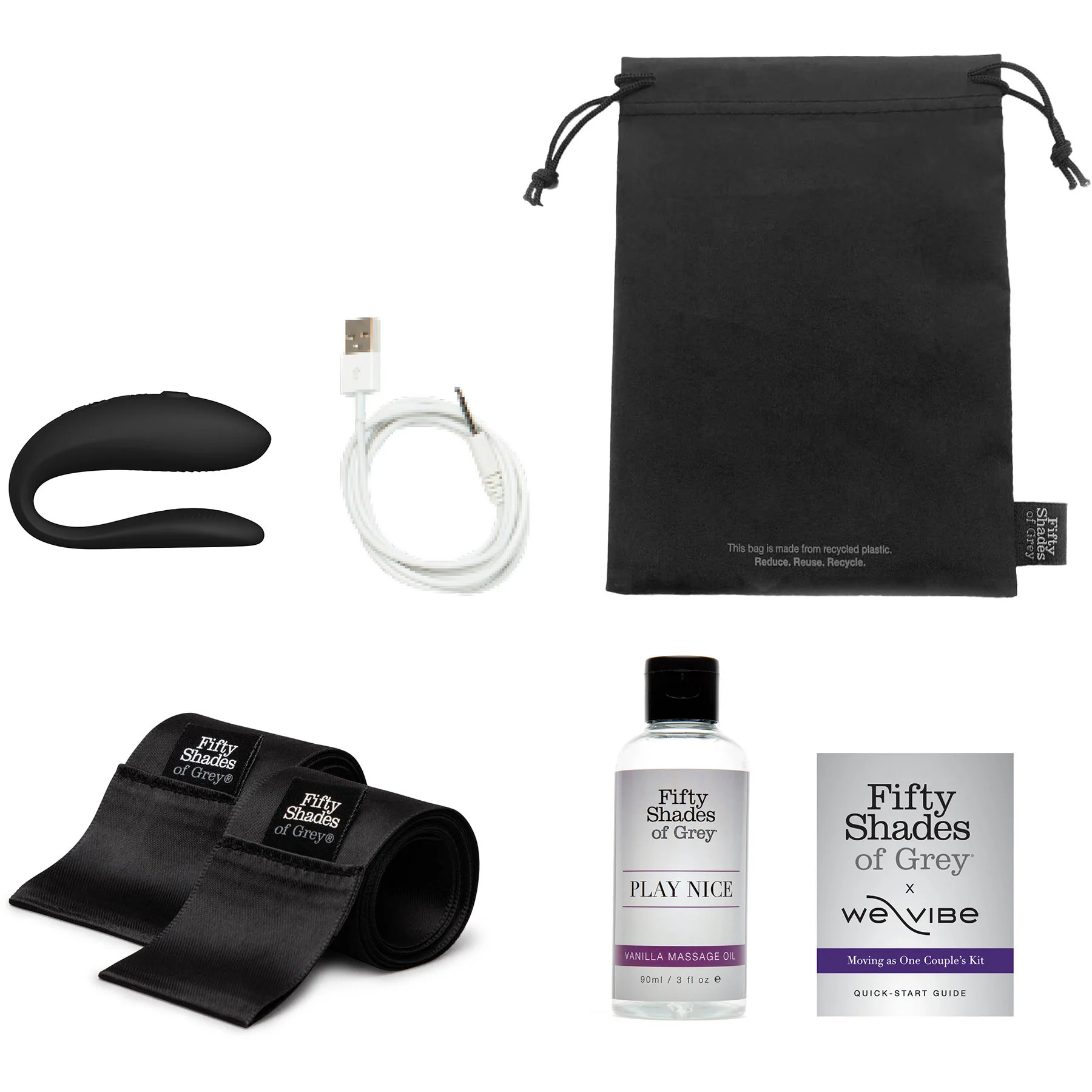 Fifty Shades of Grey X We-Vibe Moving As One Couple's Kit - Image 9