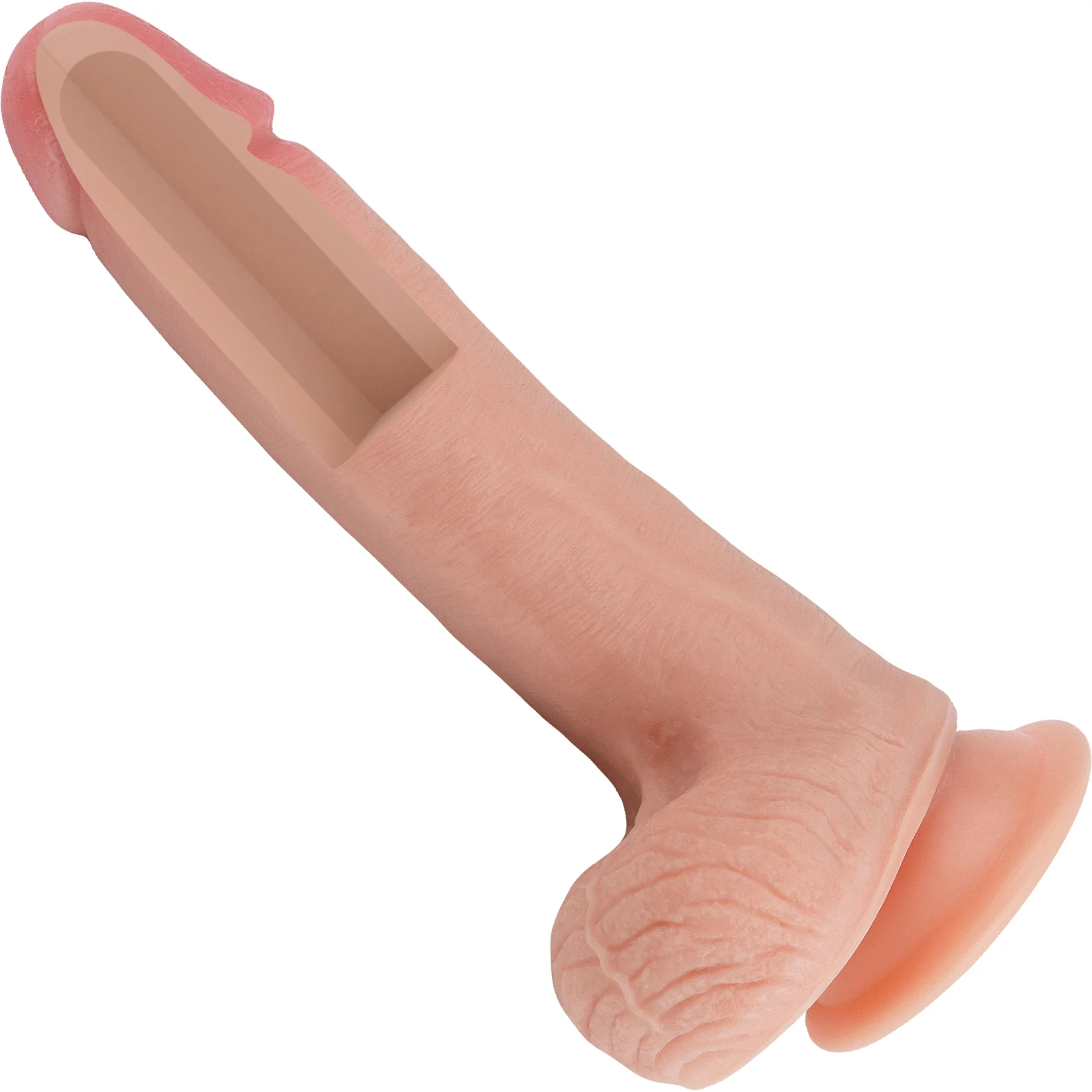 Finubar 6" Realistic Dual Density Silicone Dildo With Suction Cup & Balls By Pleasure Engine - Image 7