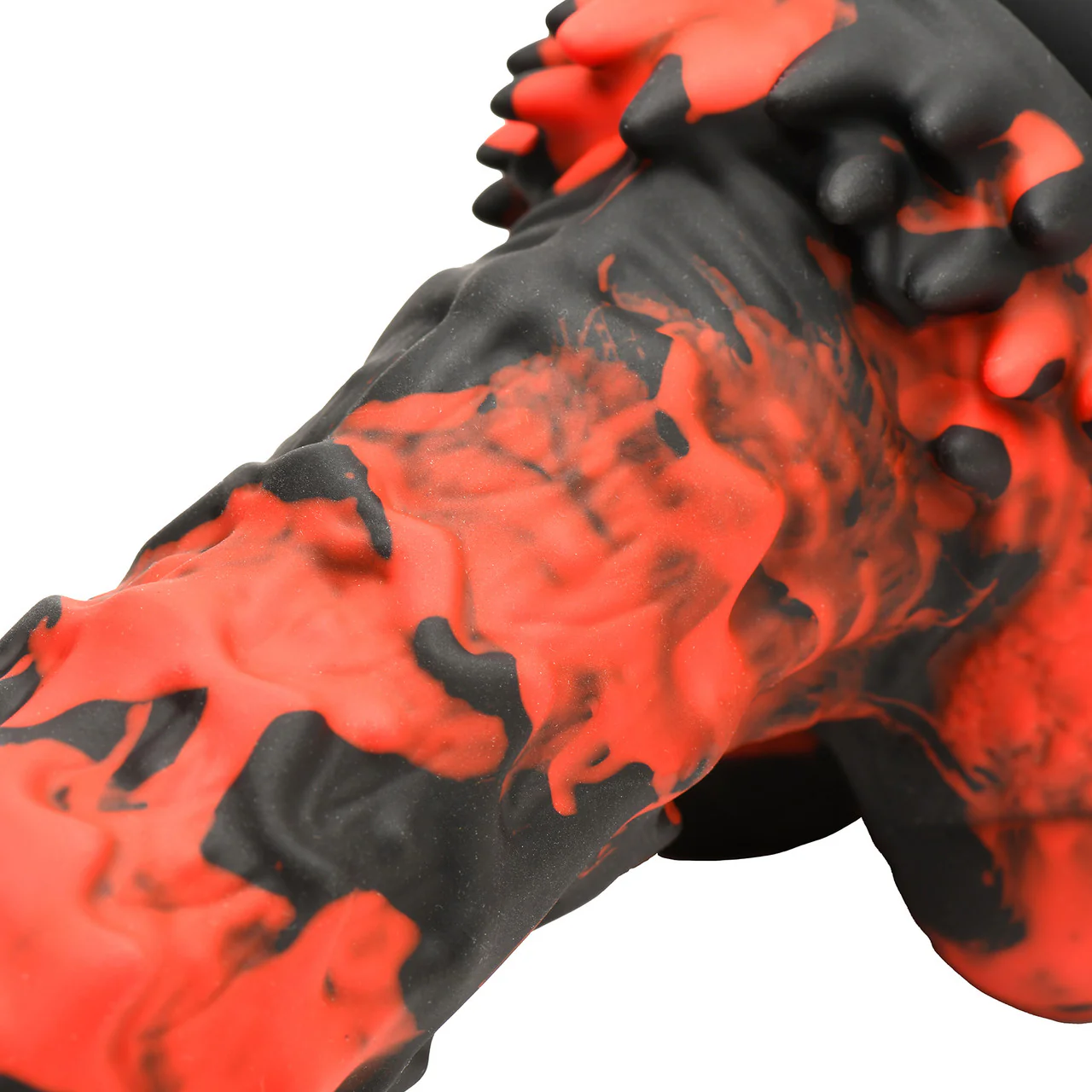 Fire Demon Monster 8.5" Silicone Suction Cup Dildo With Balls By Creature Cocks - Image 9
