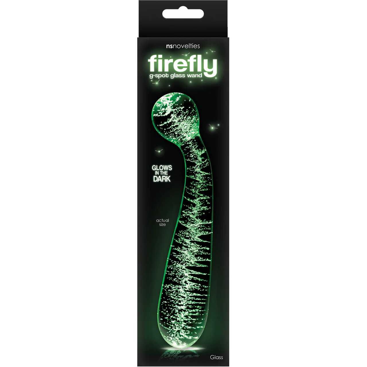Firefly Glass G-spot Glow Wand by NS Novelties - Clear - Image 4
