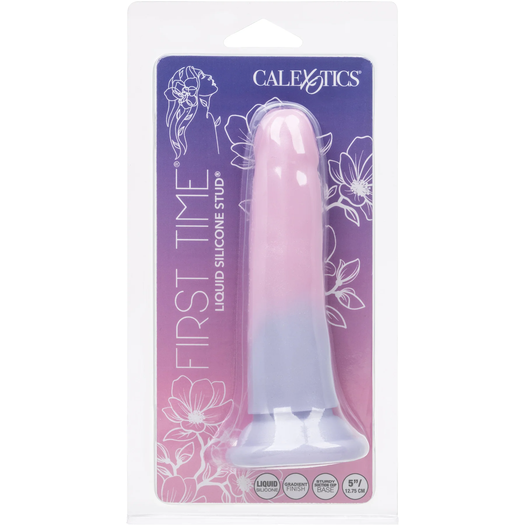First Time® Liquid Silicone Stud® 5.75" Suction Cup Dildo - Image 2
