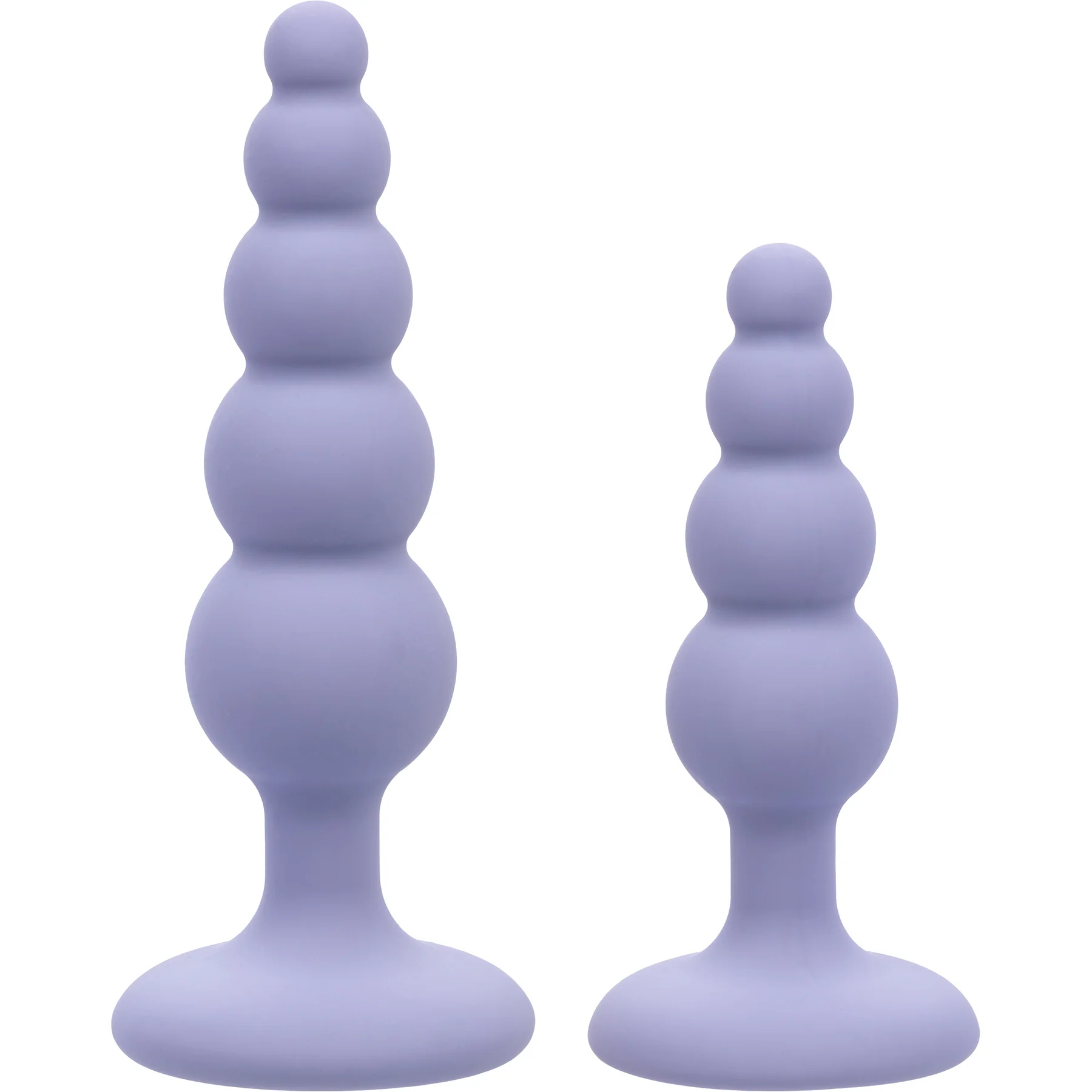 First Time® Crystal Beaded Duo Silicone Anal Probe 2 Piece Set - Image 4