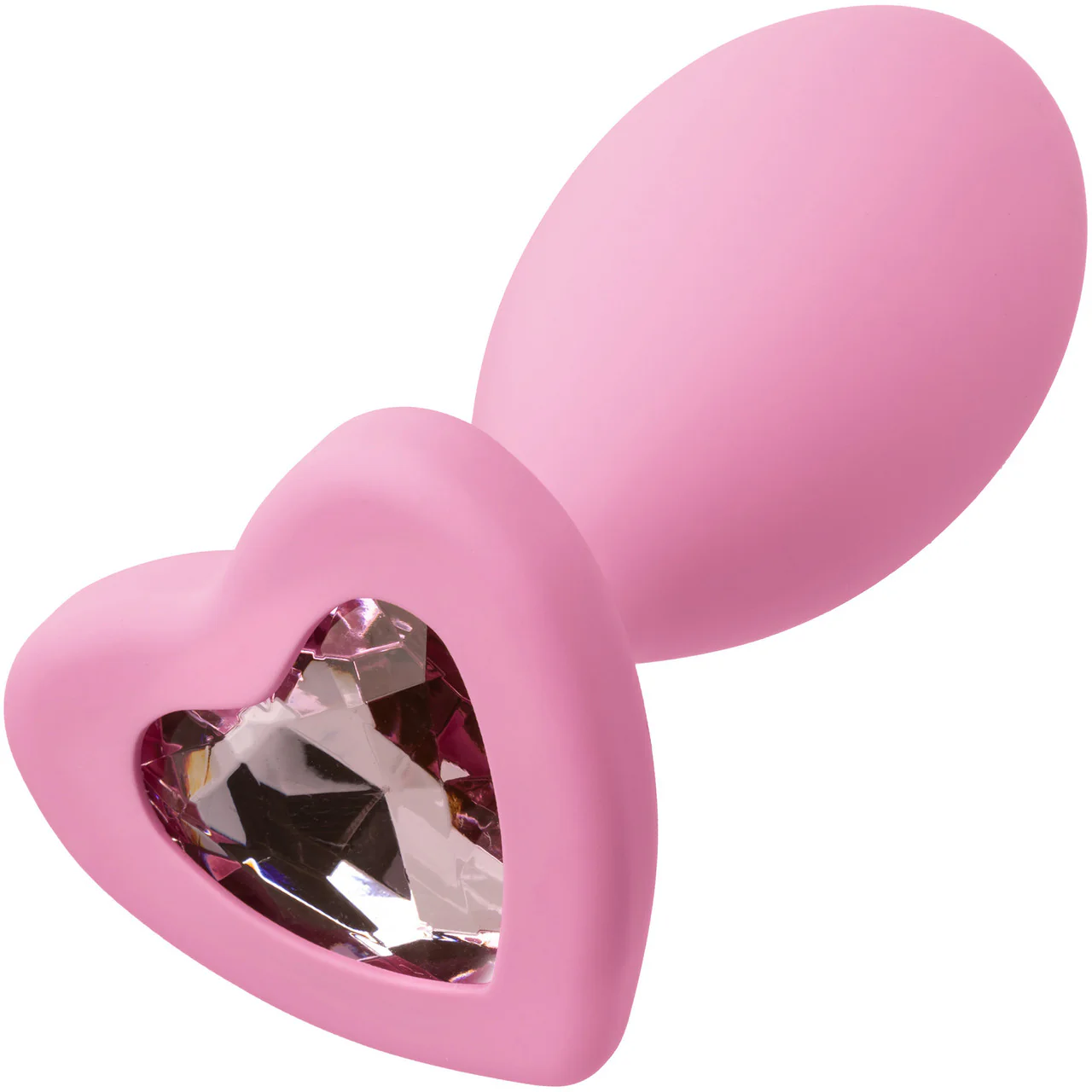 First Time® Crystal Booty Duo Silicone Anal Plug 2 Piece Set By CalExotics - Pink - Image 6