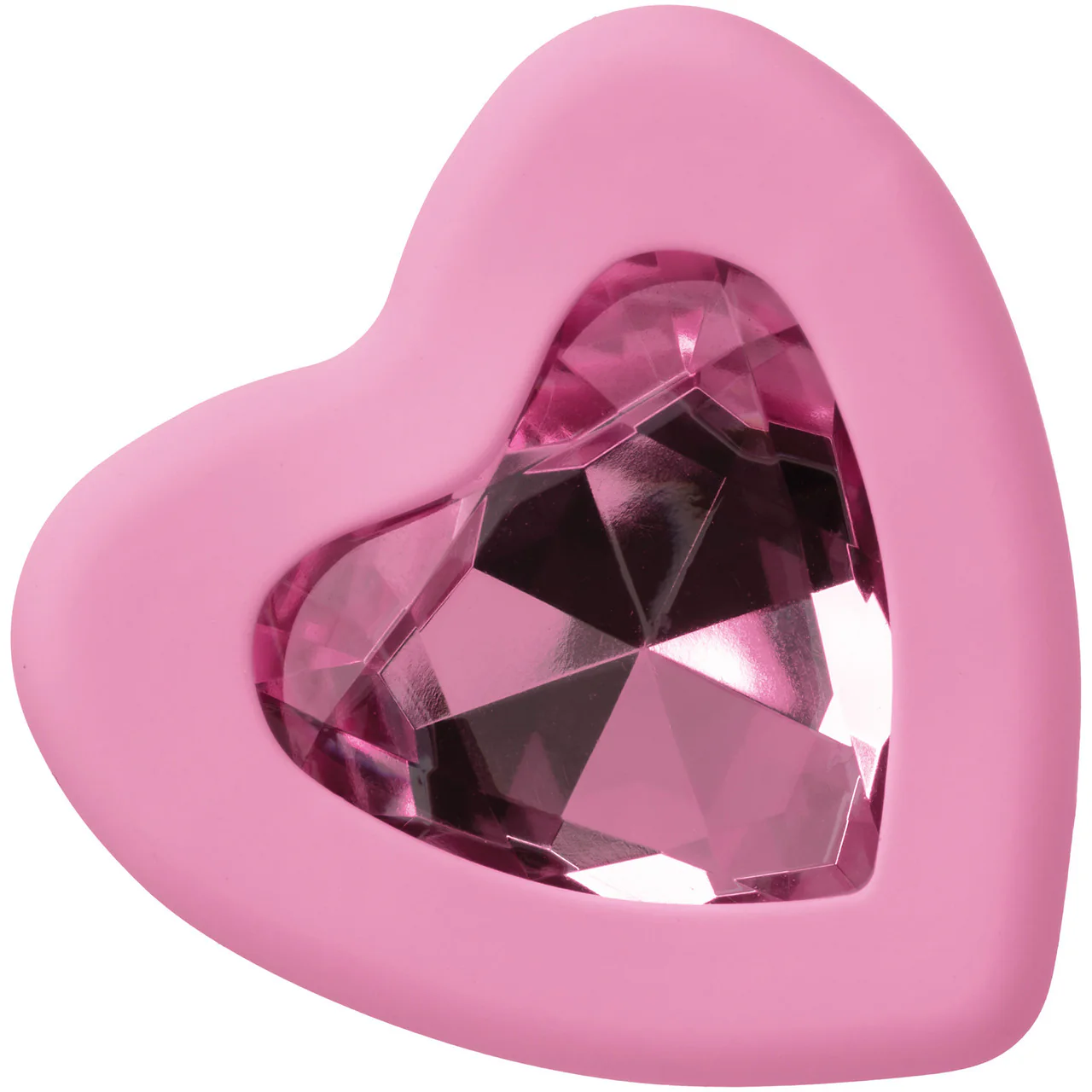 First Time® Crystal Booty Duo Silicone Anal Plug 2 Piece Set By CalExotics - Pink - Image 9