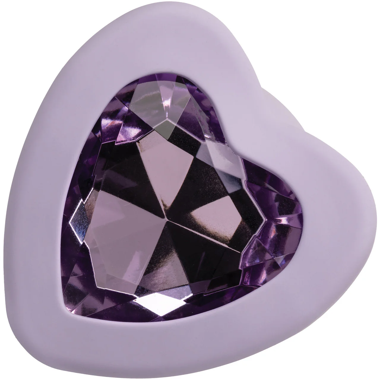 First Time® Crystal Booty Duo Silicone Anal Plug 2 Piece Set By CalExotics - Purple - Image 8