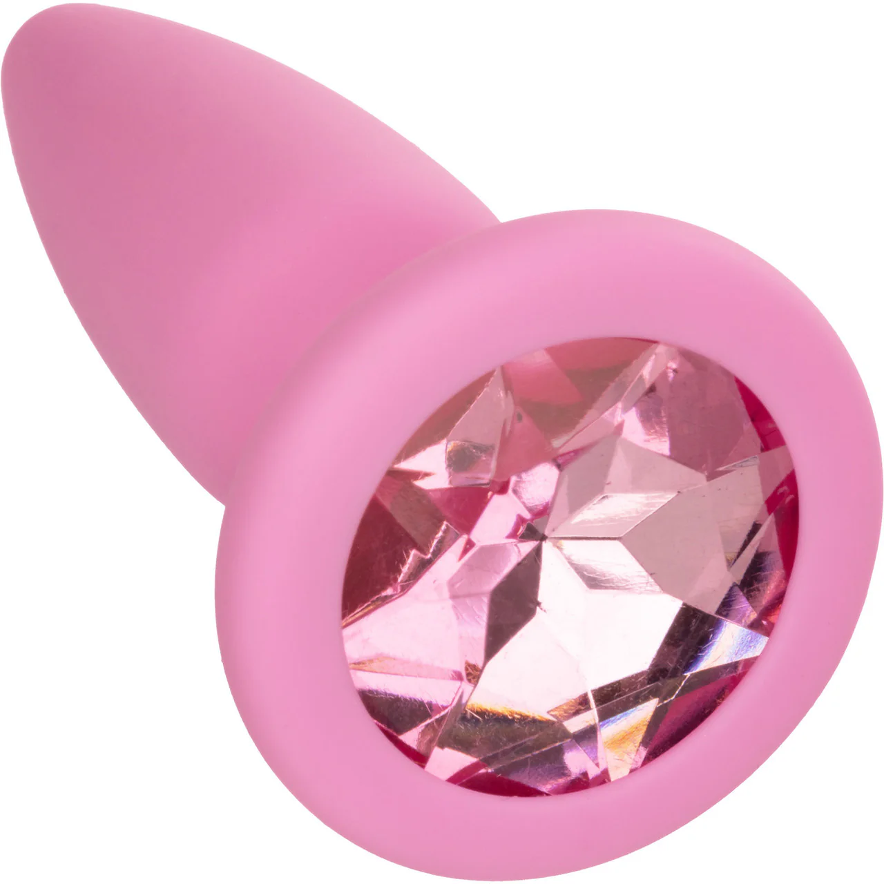 First Time® Crystal Booty Silicone Anal Trainer Kit With Three Jeweled Plugs by CalExotics - Pink - Image 11
