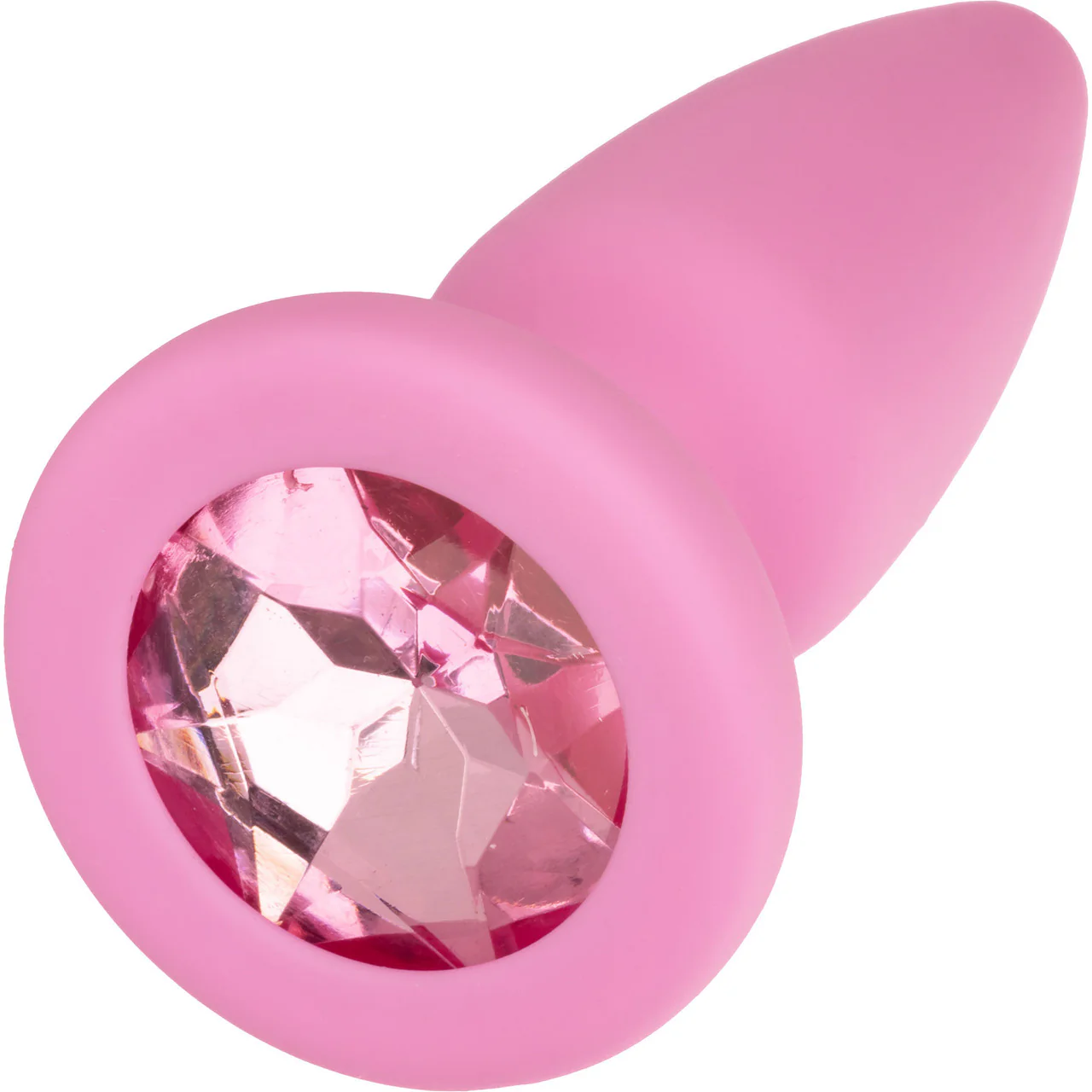 First Time® Crystal Booty Silicone Anal Trainer Kit With Three Jeweled Plugs by CalExotics - Pink - Image 12
