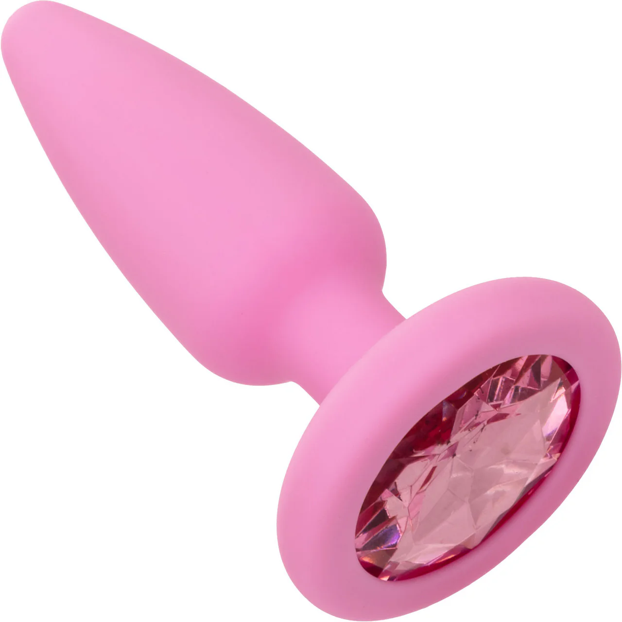 First Time® Crystal Booty Silicone Anal Trainer Kit With Three Jeweled Plugs by CalExotics - Pink - Image 2