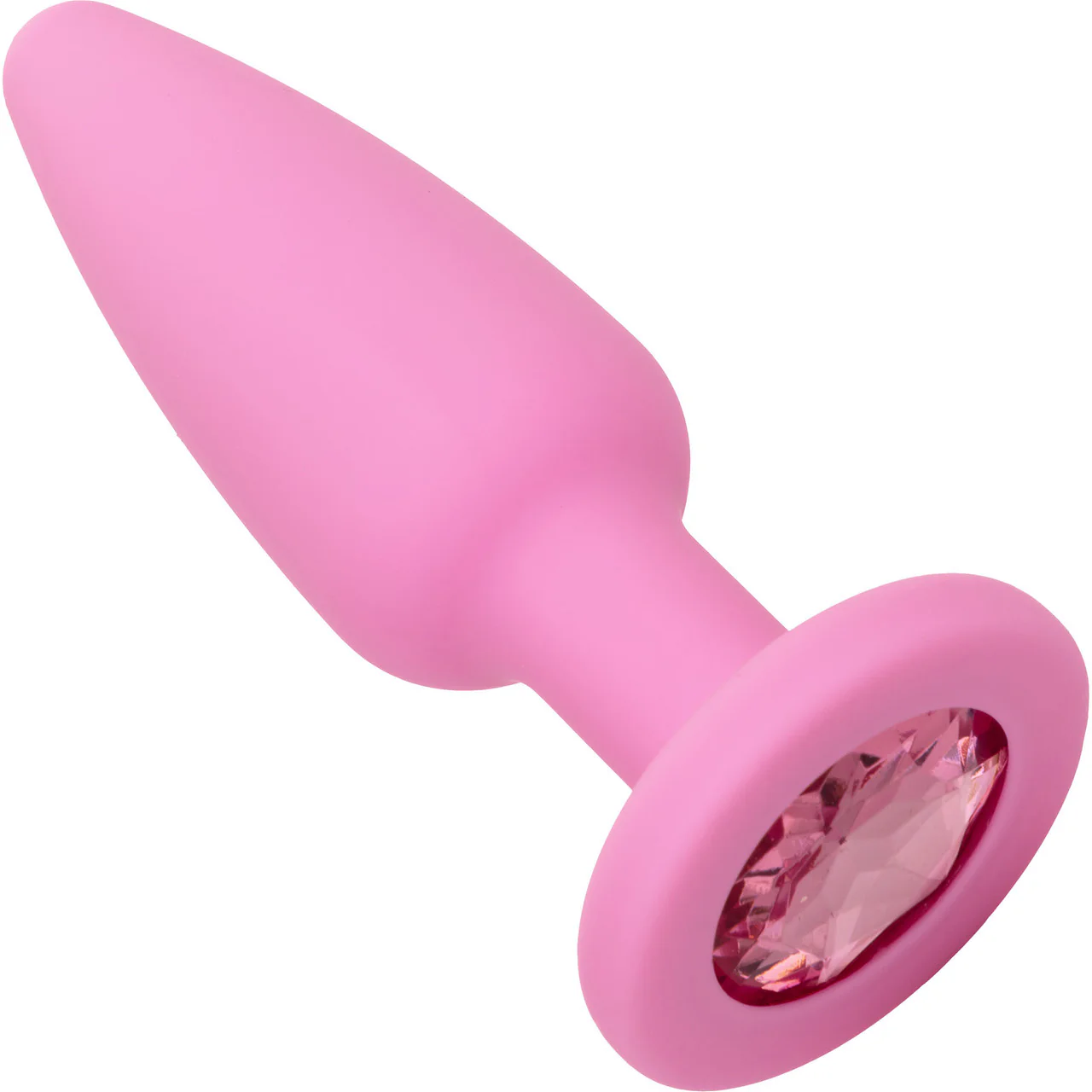 First Time® Crystal Booty Silicone Anal Trainer Kit With Three Jeweled Plugs by CalExotics - Pink - Image 4