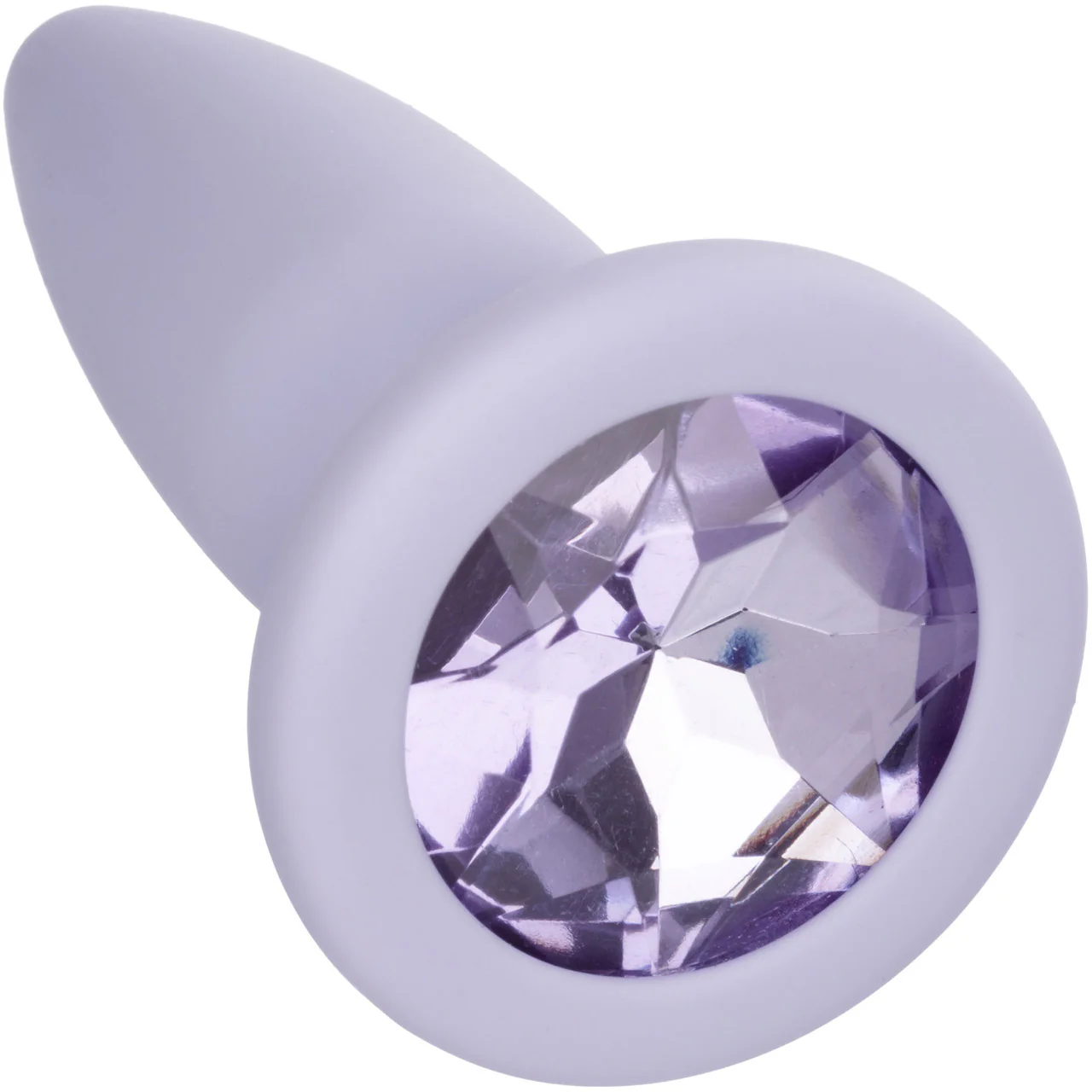 First Time® Crystal Booty Silicone Anal Trainer Kit With Three Jeweled Plugs by CalExotics - Purple - Image 11