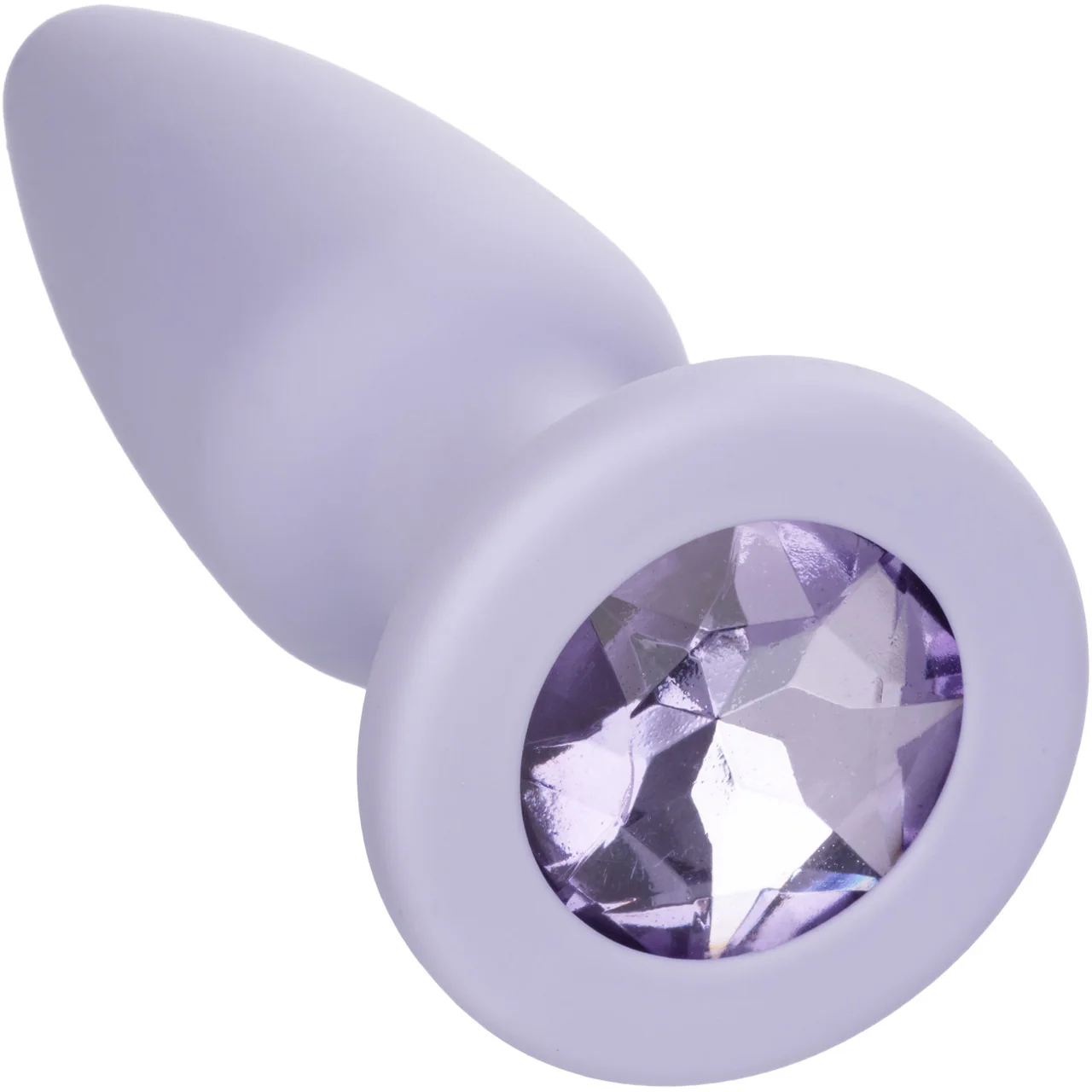 First Time® Crystal Booty Silicone Anal Trainer Kit With Three Jeweled Plugs by CalExotics - Purple - Image 13