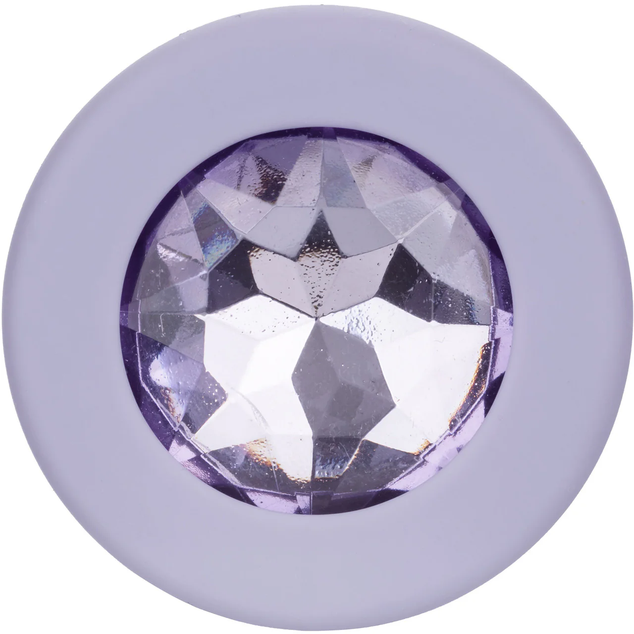 First Time® Crystal Booty Silicone Anal Trainer Kit With Three Jeweled Plugs by CalExotics - Purple - Image 7