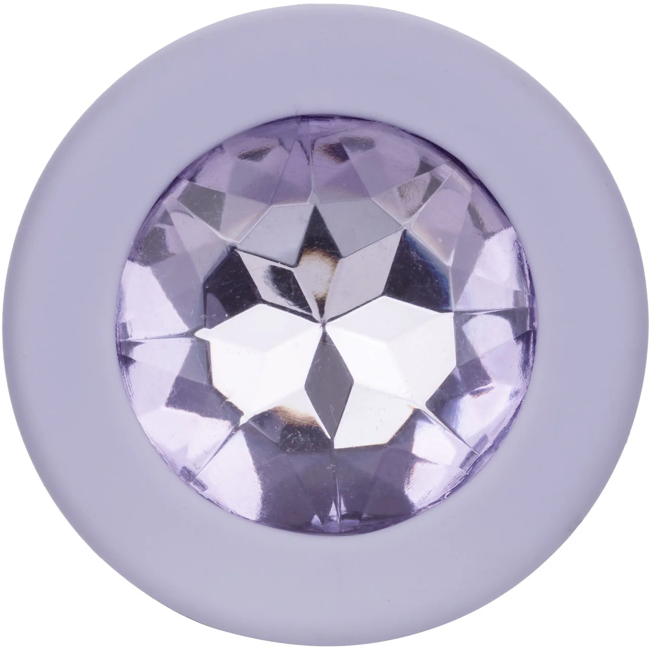 First Time® Crystal Booty Silicone Anal Trainer Kit With Three Jeweled Plugs by CalExotics - Purple - Image 8