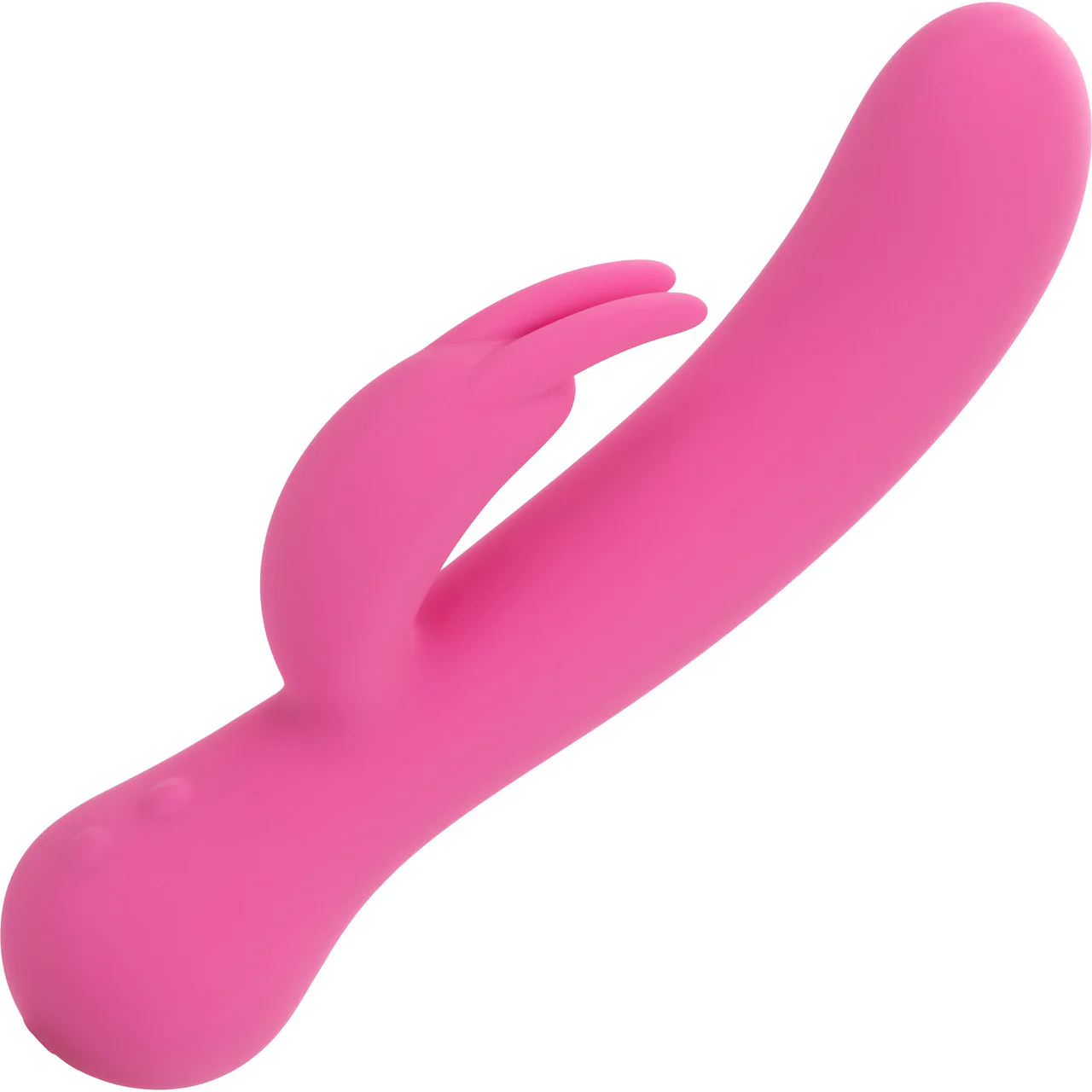 First Time® Rechargeable Bunny Waterproof Silicone Dual Stimulation Vibrator By CalExotics - Pink
