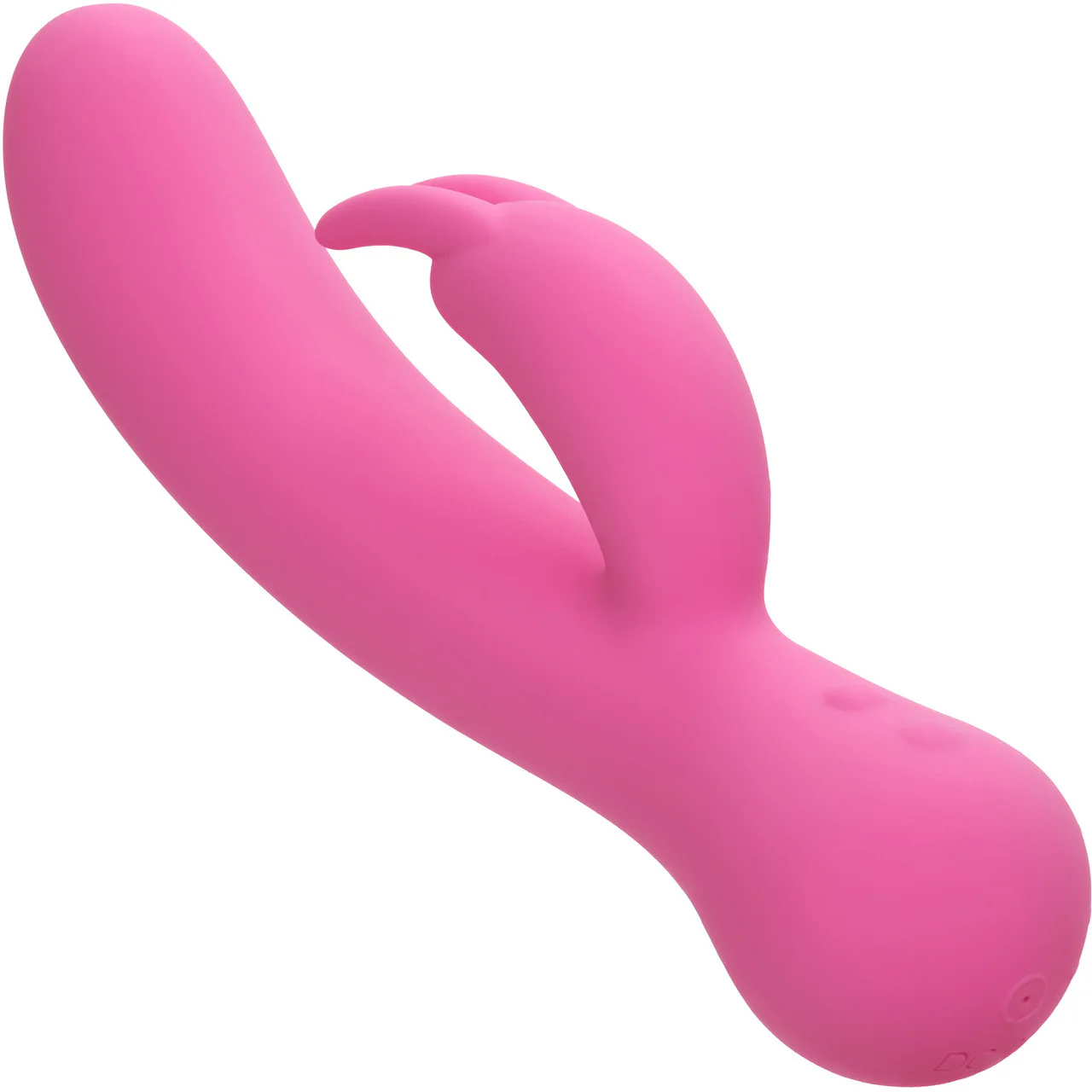 First Time® Rechargeable Bunny Waterproof Silicone Dual Stimulation Vibrator By CalExotics - Pink - Image 4