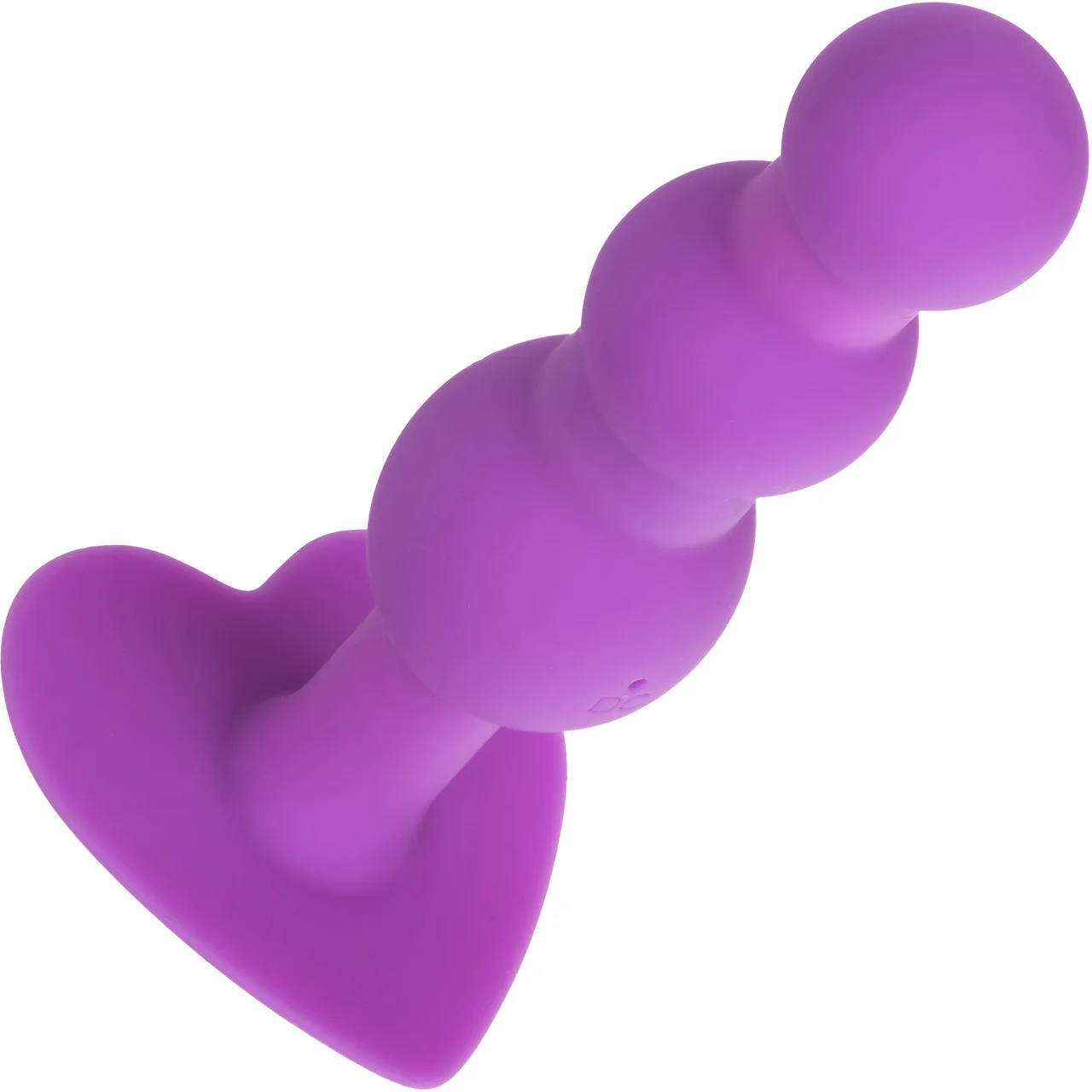 First Time® Triple Beaded Probe Rechargeable Silicone Vibrating Butt Plug By CalExotics - Purple