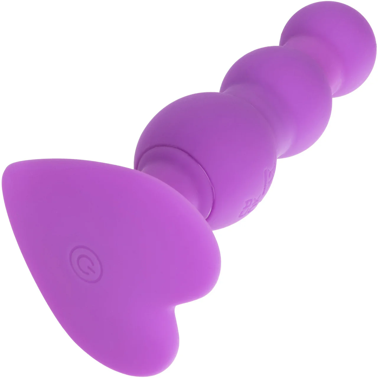 First Time® Triple Beaded Probe Rechargeable Silicone Vibrating Butt Plug By CalExotics - Purple - Image 5