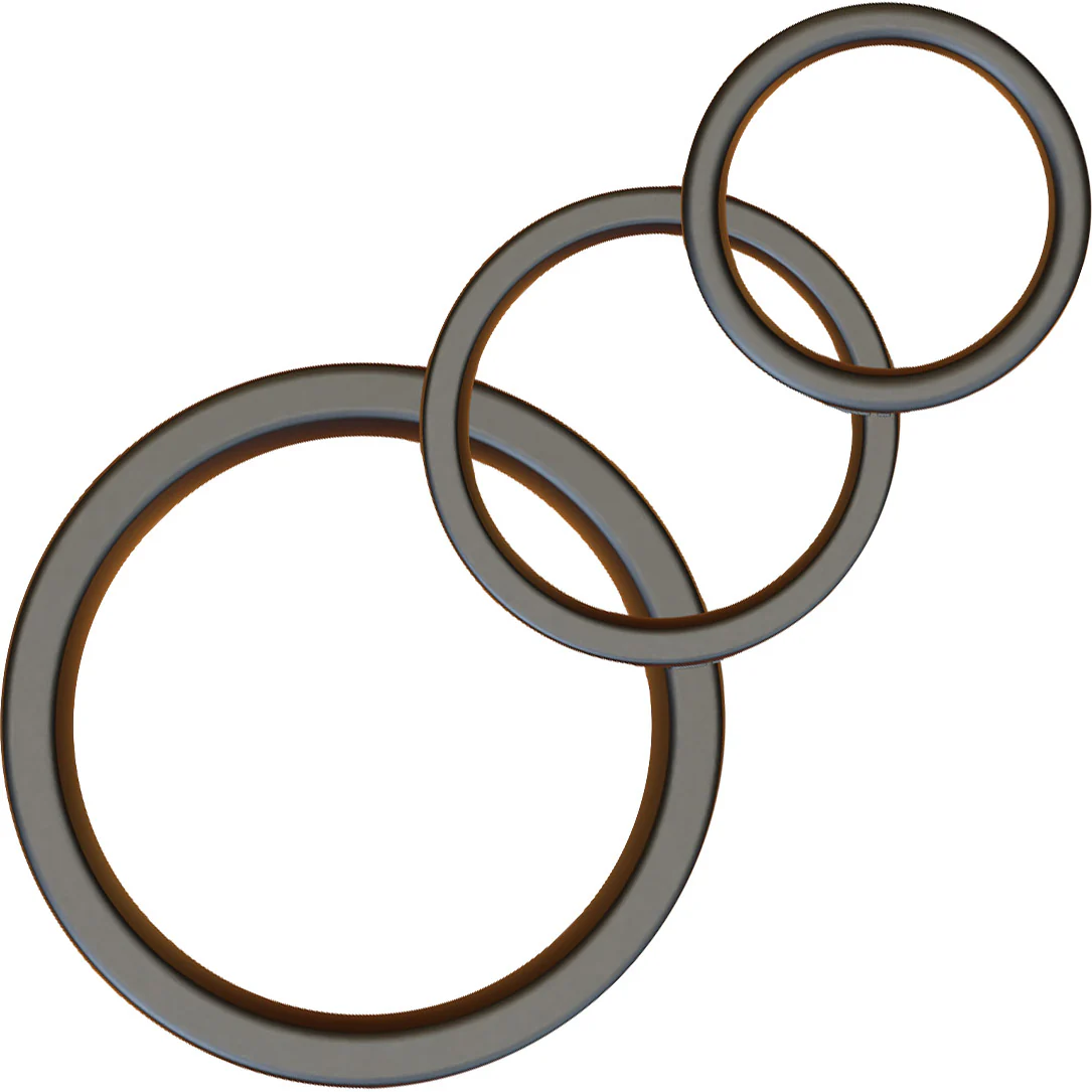 Fleshlight FleshBands 3 Size Silicone Cock Ring Set - Image 2