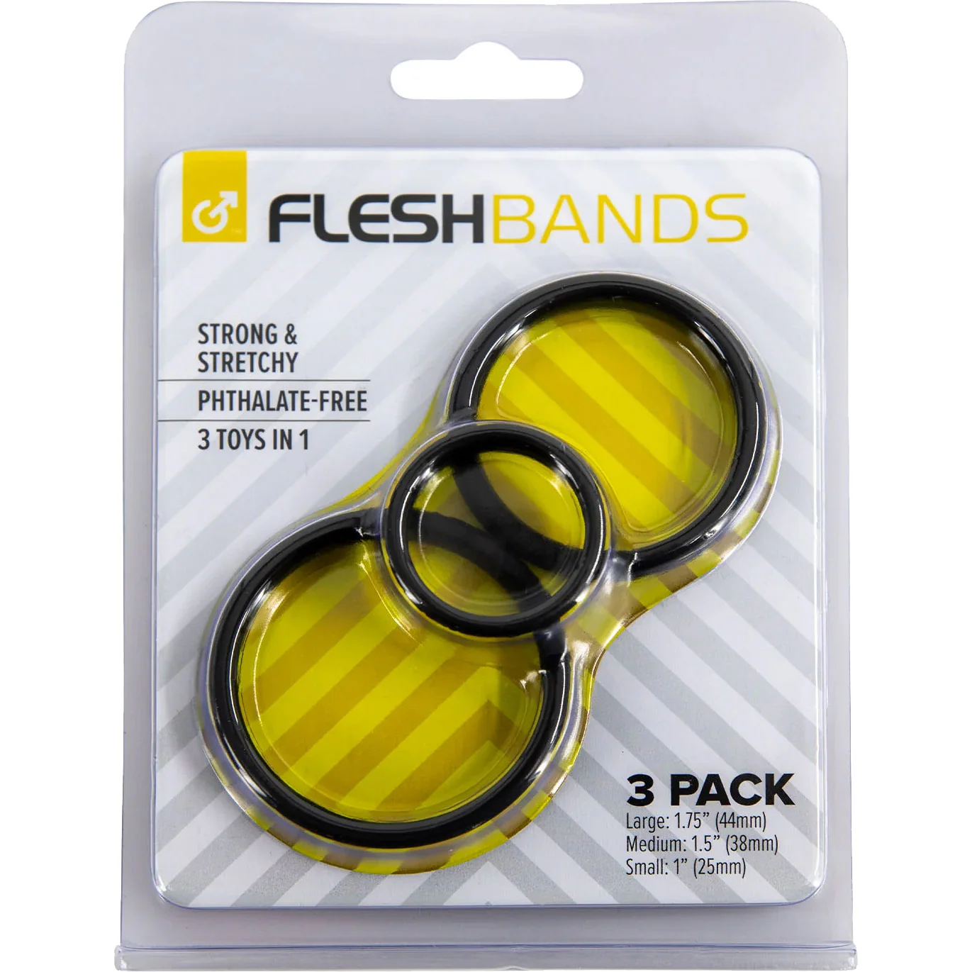 Fleshlight FleshBands 3 Size Silicone Cock Ring Set - Image 4