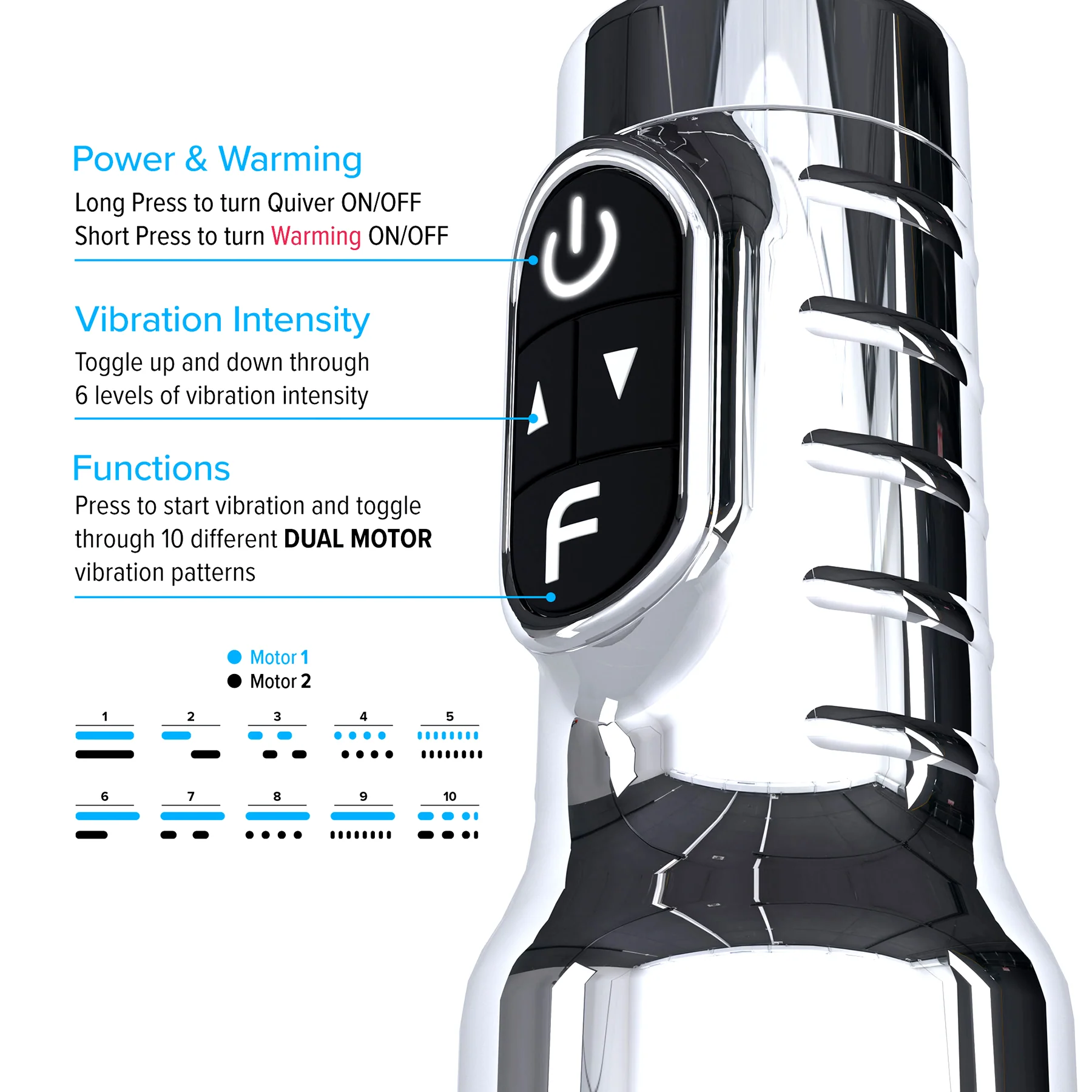 Fleshlight Quiver Rechargeable Vibrating Stroker - Image 5