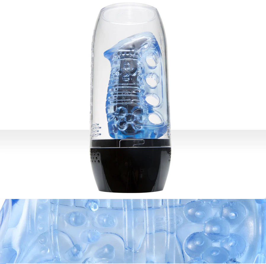 FleshSkins Blue Ice Grip Penis Masturbator by Fleshlight - Image 4